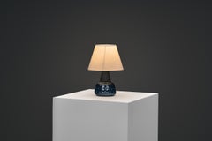 Model "1015" Stoneware Table Lamp by Einar Johansen for Søholm, Denmark 1960s