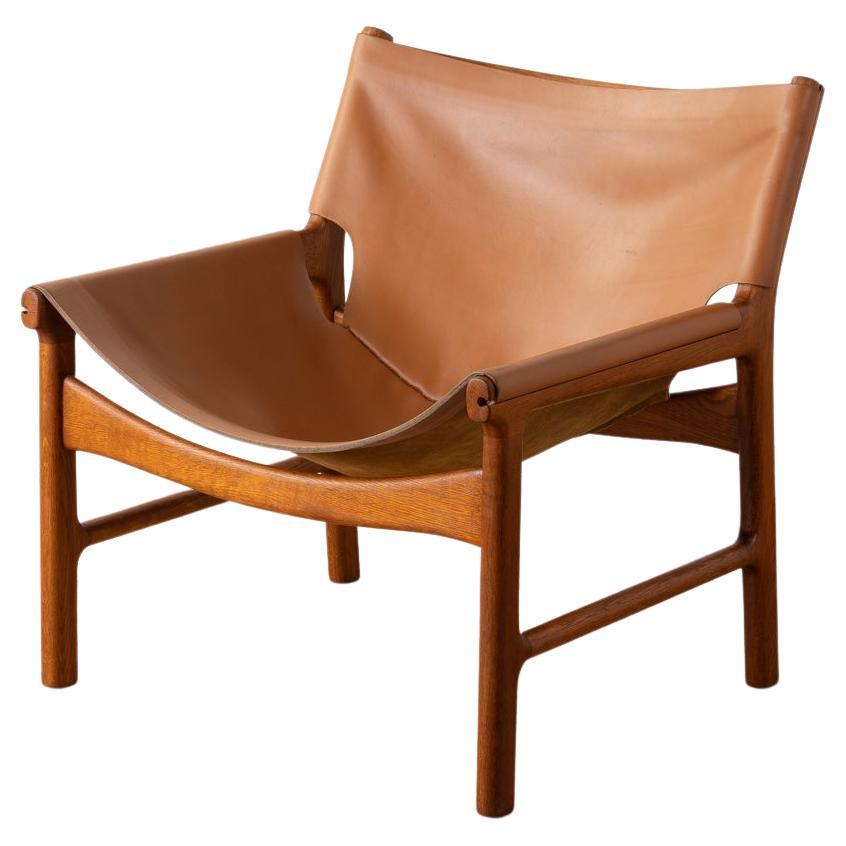 Model 103 Lounge Chair Designed by Illum Wikkelsø, Made in Denmark For Sale