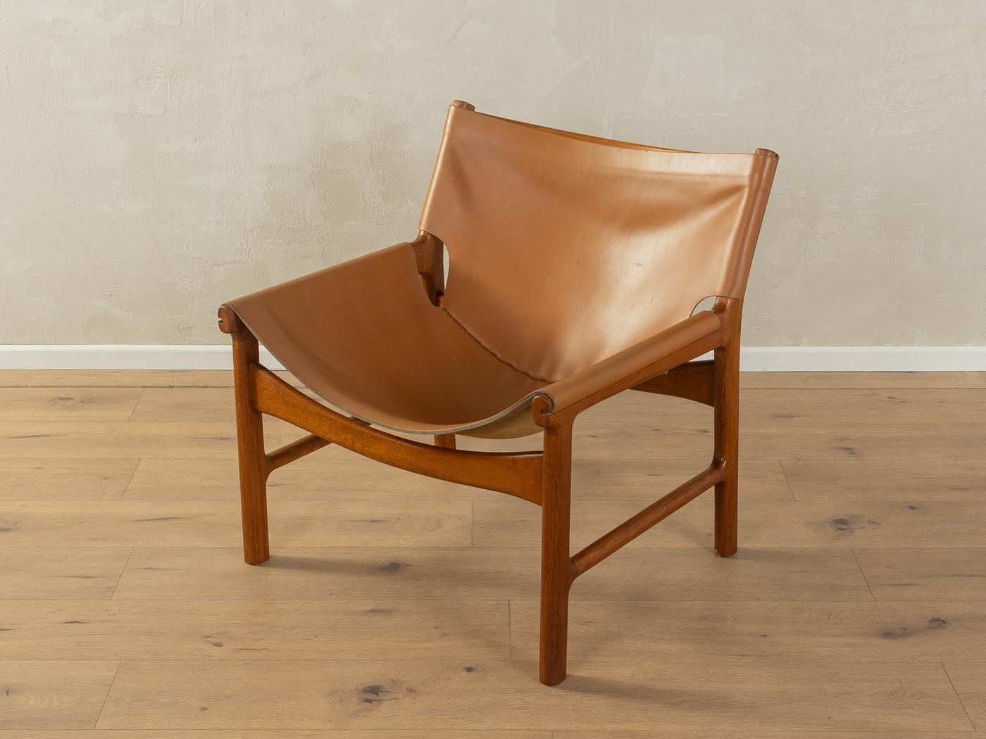 Chaise longue Model 103 par Illum Wikkelsø pour Mikael Laursen. Structure de haute qualité en teck massif avec assise et dossier originaux en cuir épais brun cognac.

Caractéristiques de qualité :

    Un design abouti : des proportions parfaites et