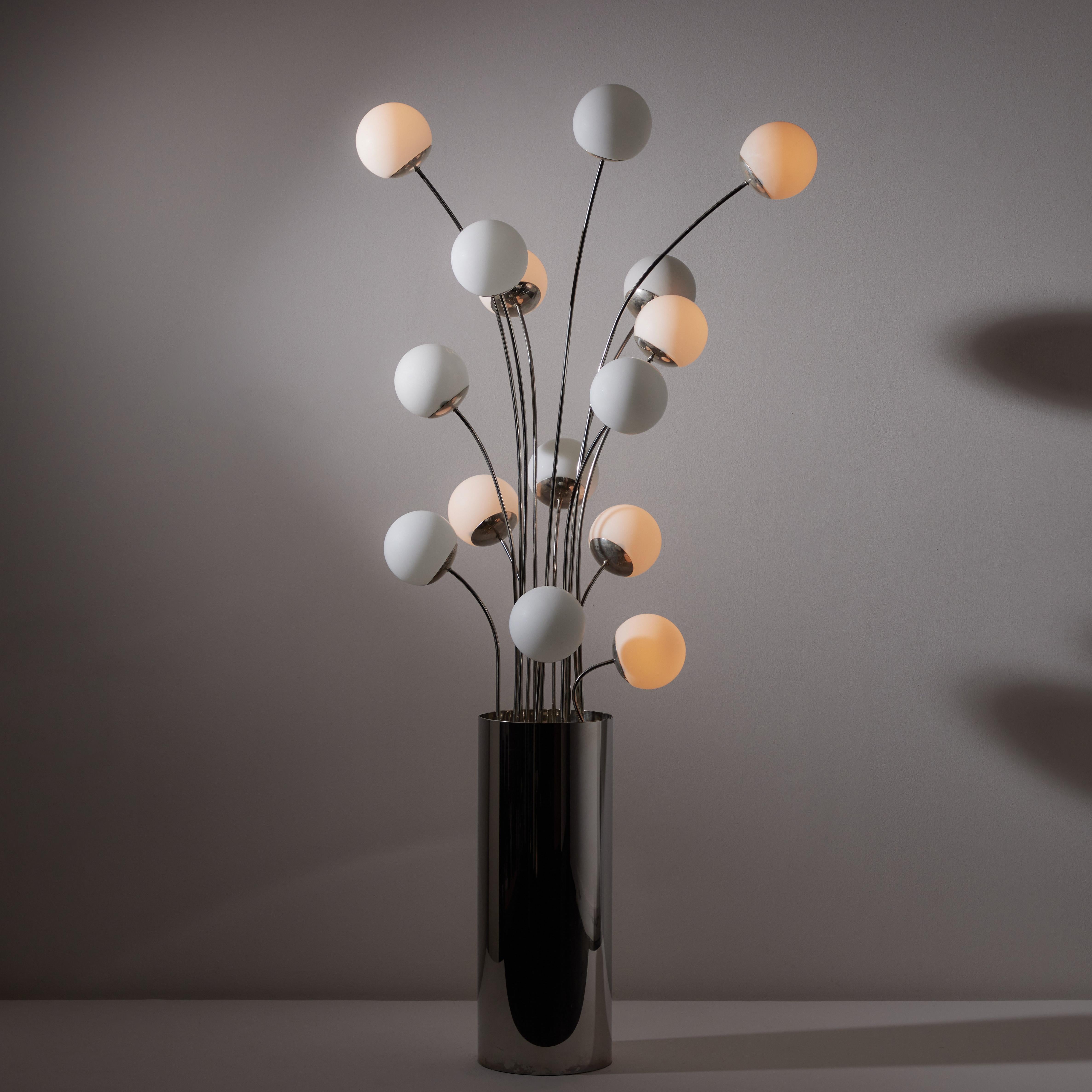 Late 20th Century Model 1036/15 Floor Lamp by Pia Guidetti Crippa for Lumi For Sale
