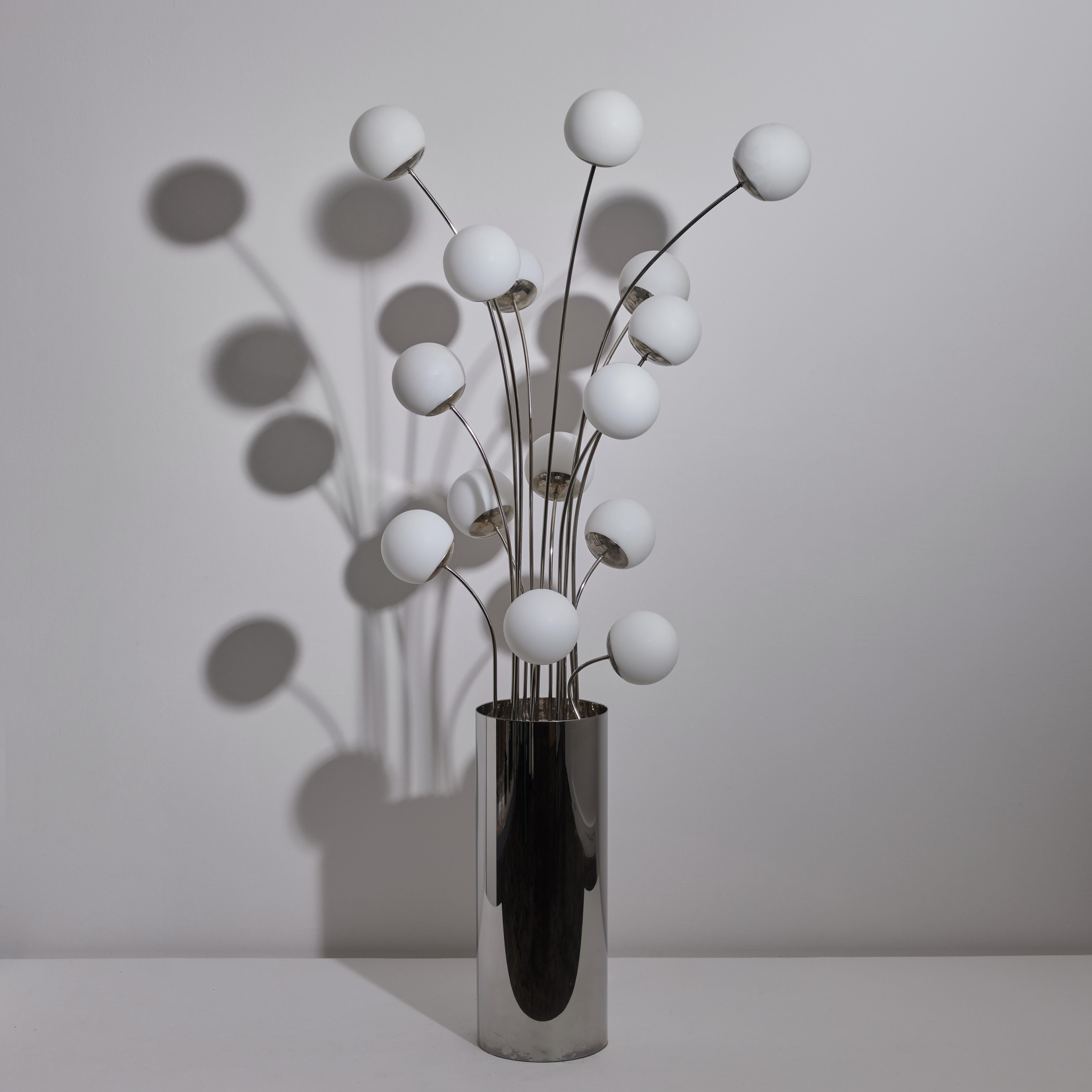 Polished Model 1036/15 Floor Lamp by Pia Guidetti Crippa for Lumi For Sale