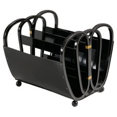 Model 1069, Art Nouveau Magazine Rack, Jacob & Josef Kohn, Austria, c. 1901