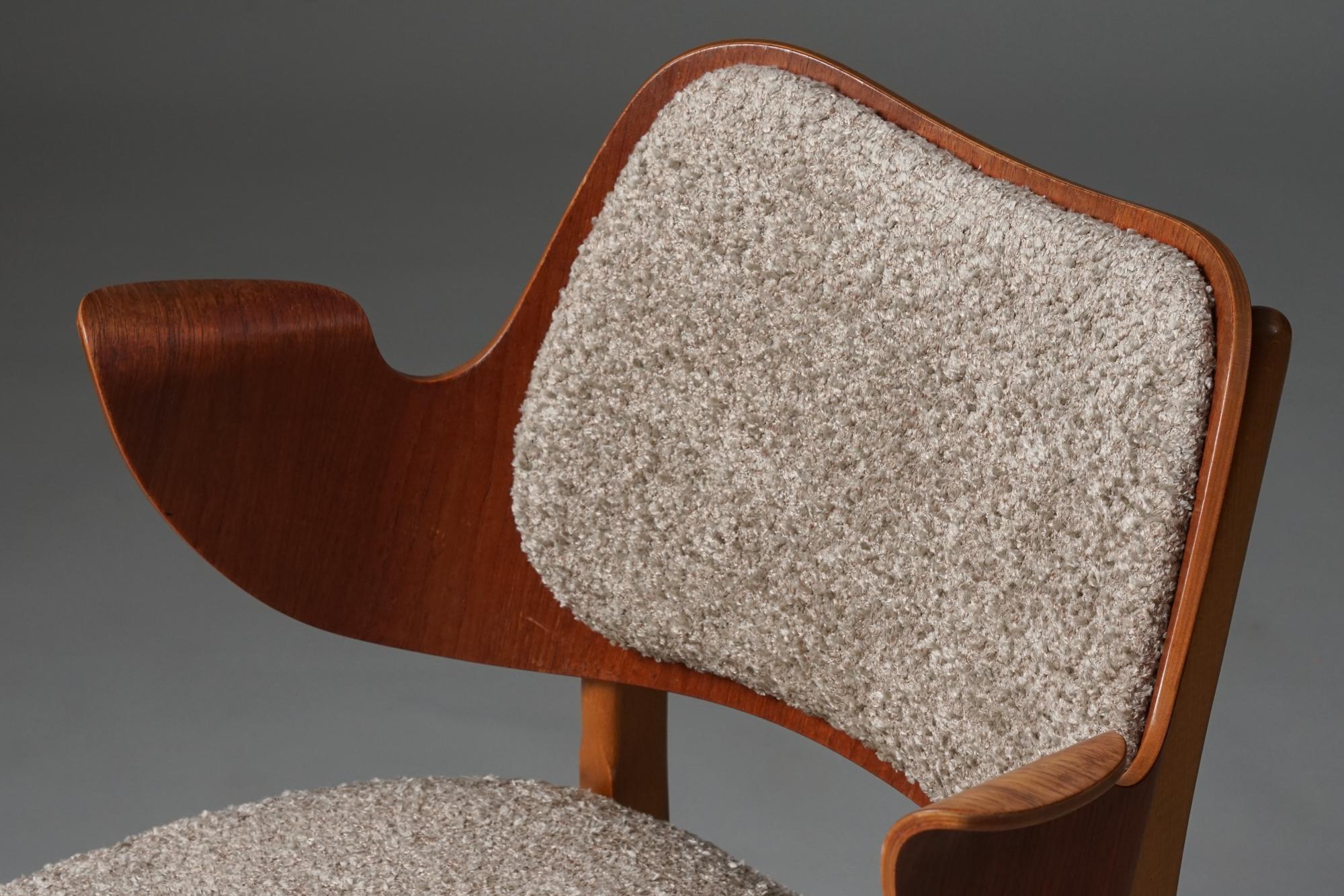 Danish Model 107 Armchair, Hans Olsen, Denmark, 1960s