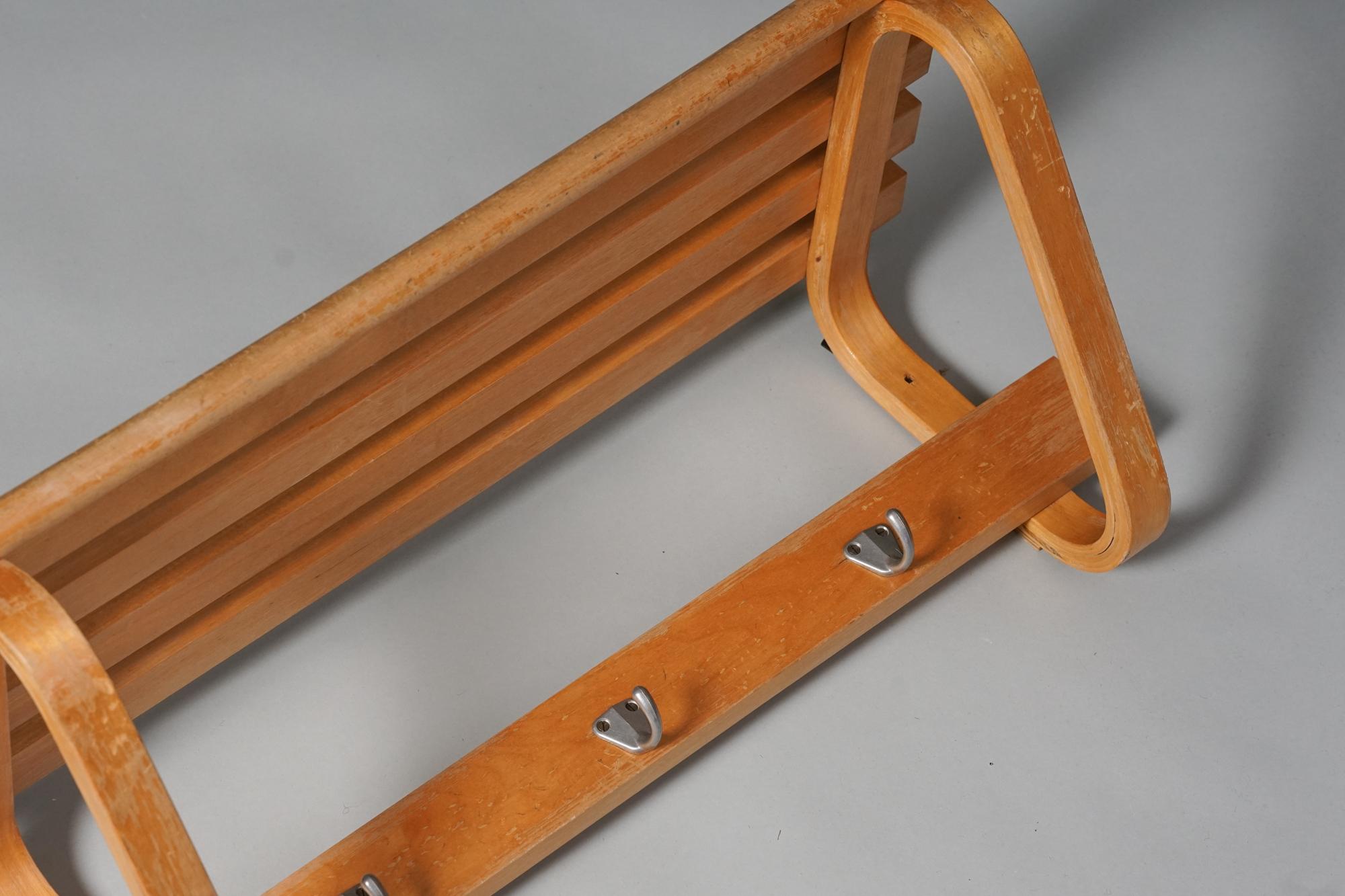 Finnish Model 109 Coat Rack, Alvar Aalto, 1950s