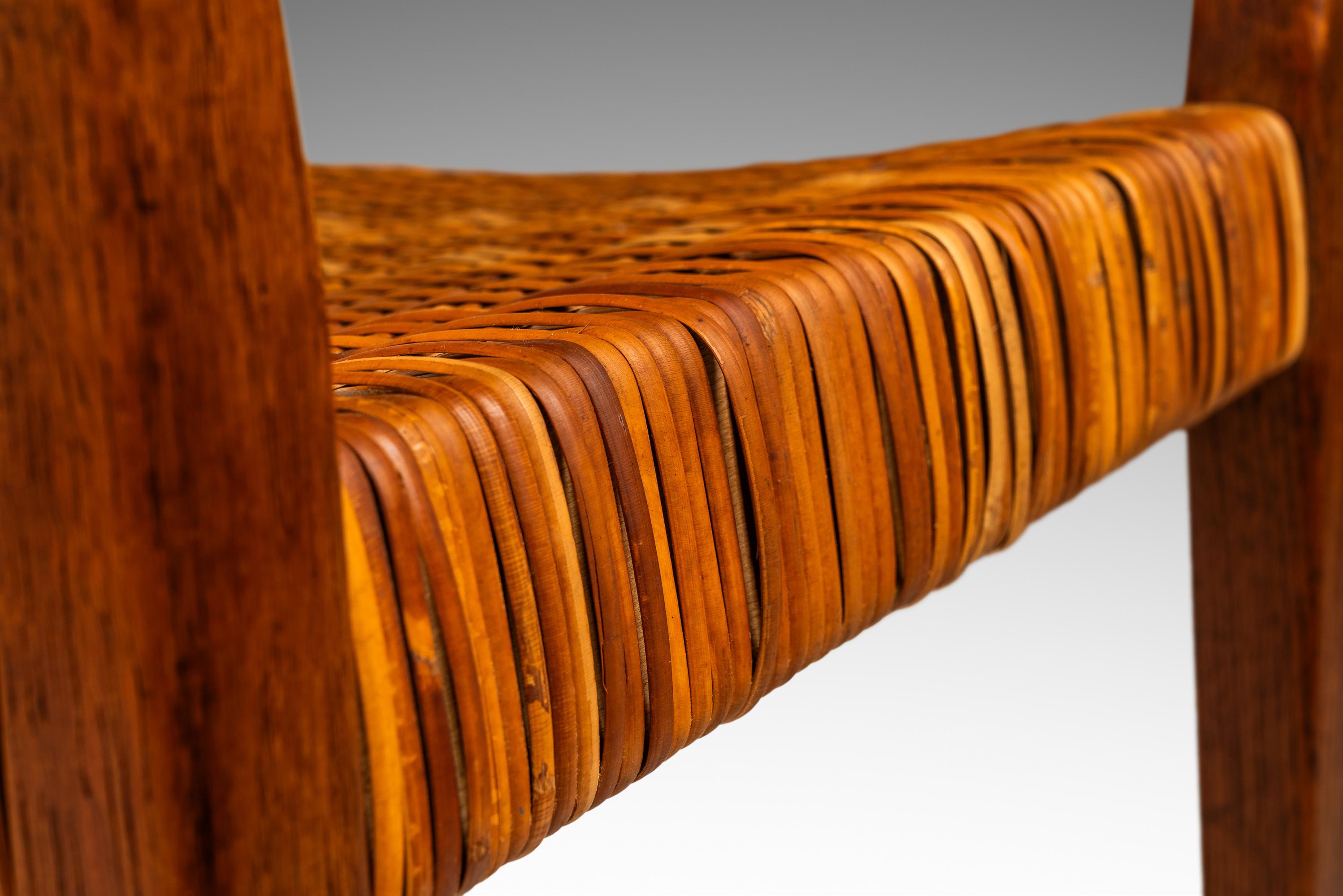 Fauteuil modèle 113 en Oak & Cane par Nanna Ditzel pour Kolds Savvaerk, c.C. 1950s en vente 3