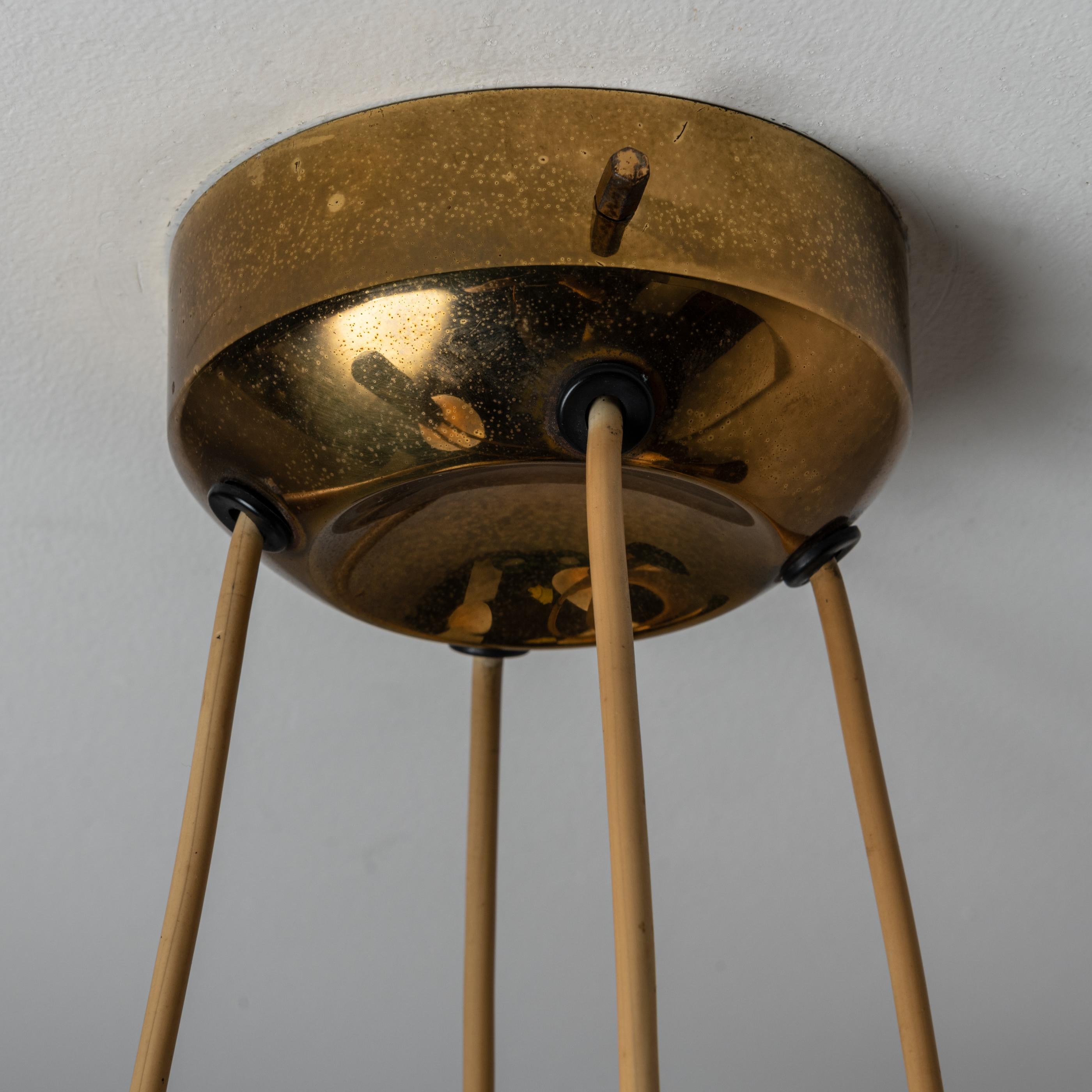 Smaltato Lampadario Model 1174 di Stilnovo in vendita