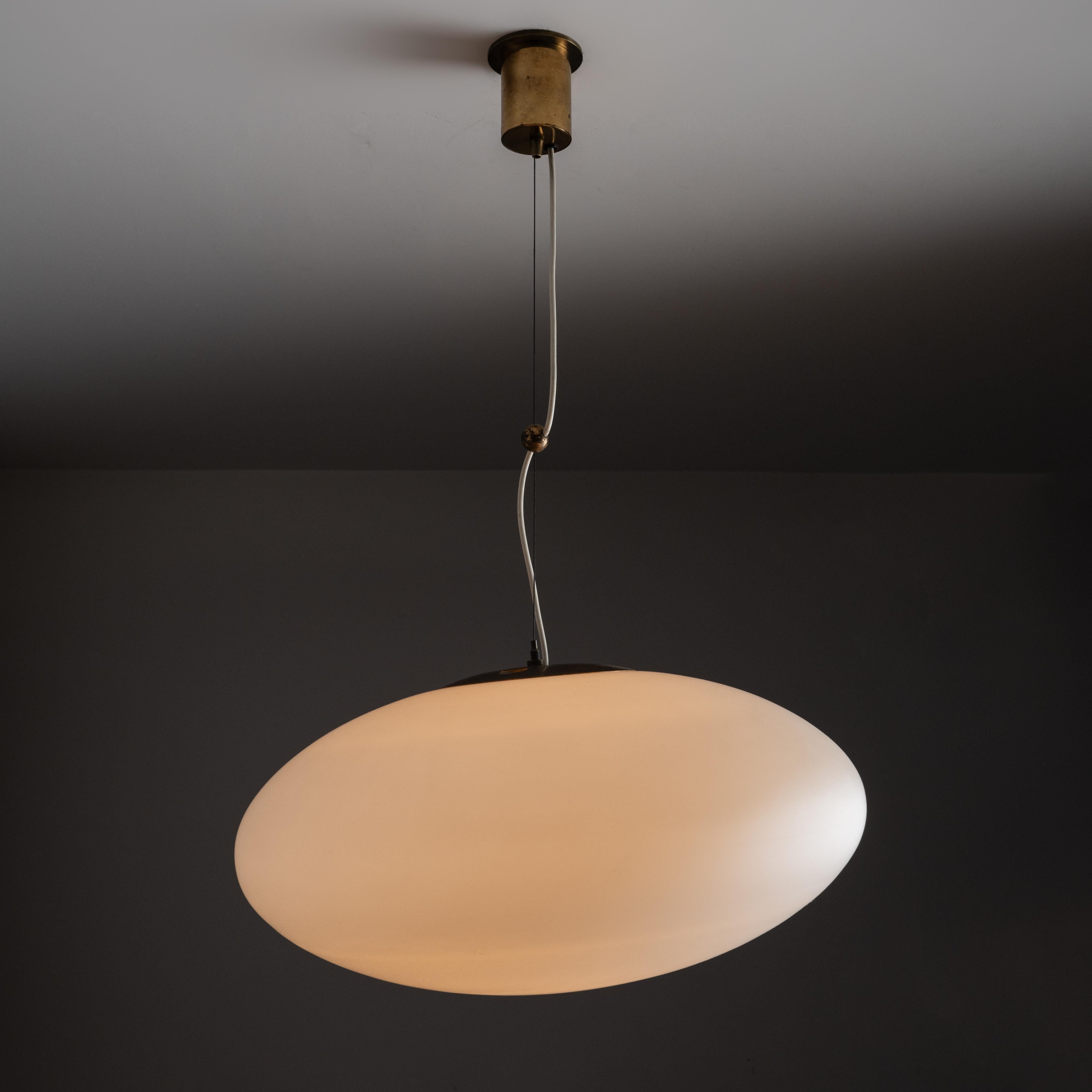  Model 1187 Ceiling Lamp by Gaetano Sciolari for Stilnovo In Good Condition In Los Angeles, CA