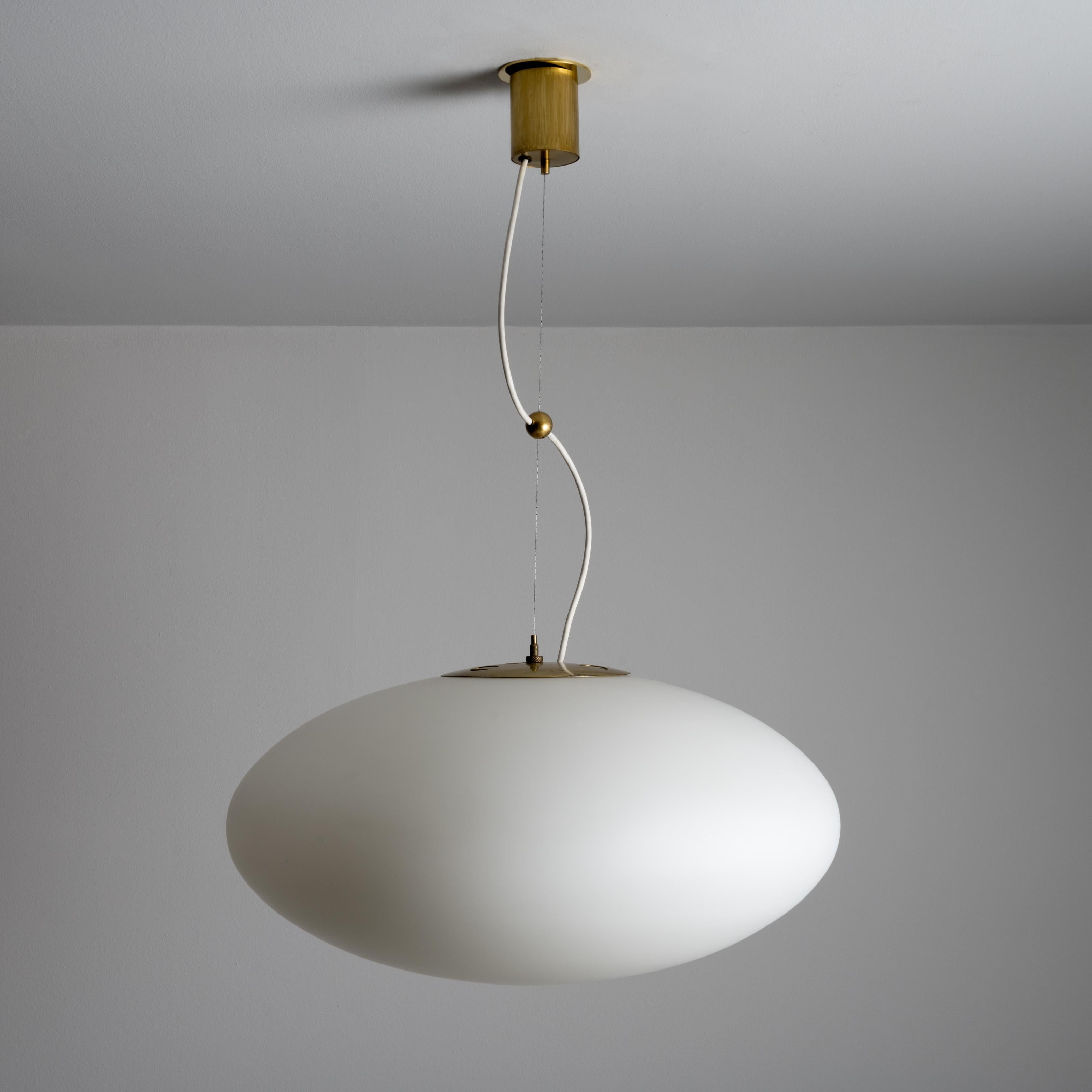 Model 1187 Ceiling Lamp by Gaetano Sciolari for Stilnovo In Good Condition In Los Angeles, CA