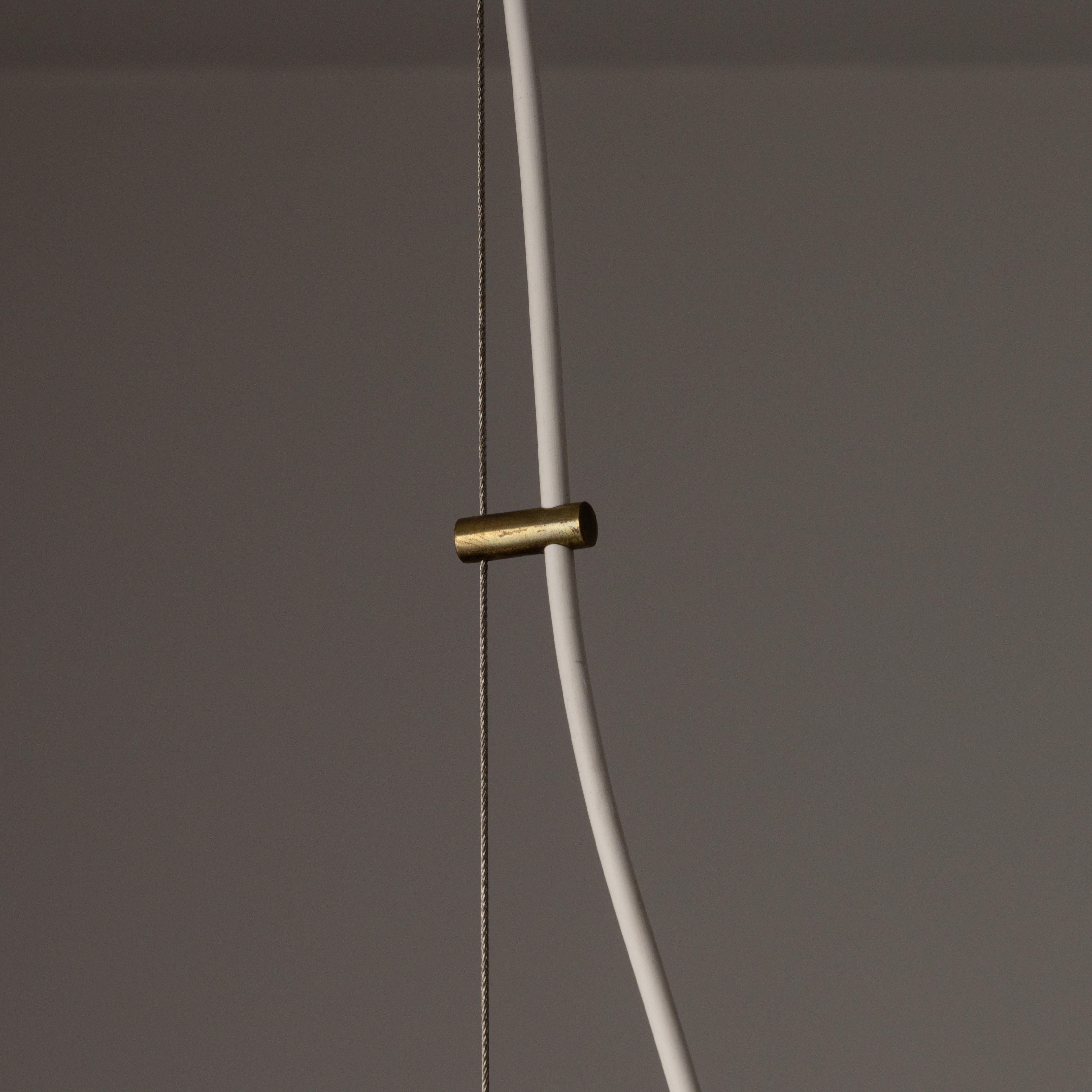 Enameled Single Model 1187 Ceiling Lamp by Gaetano Sciolari for Stilnovo