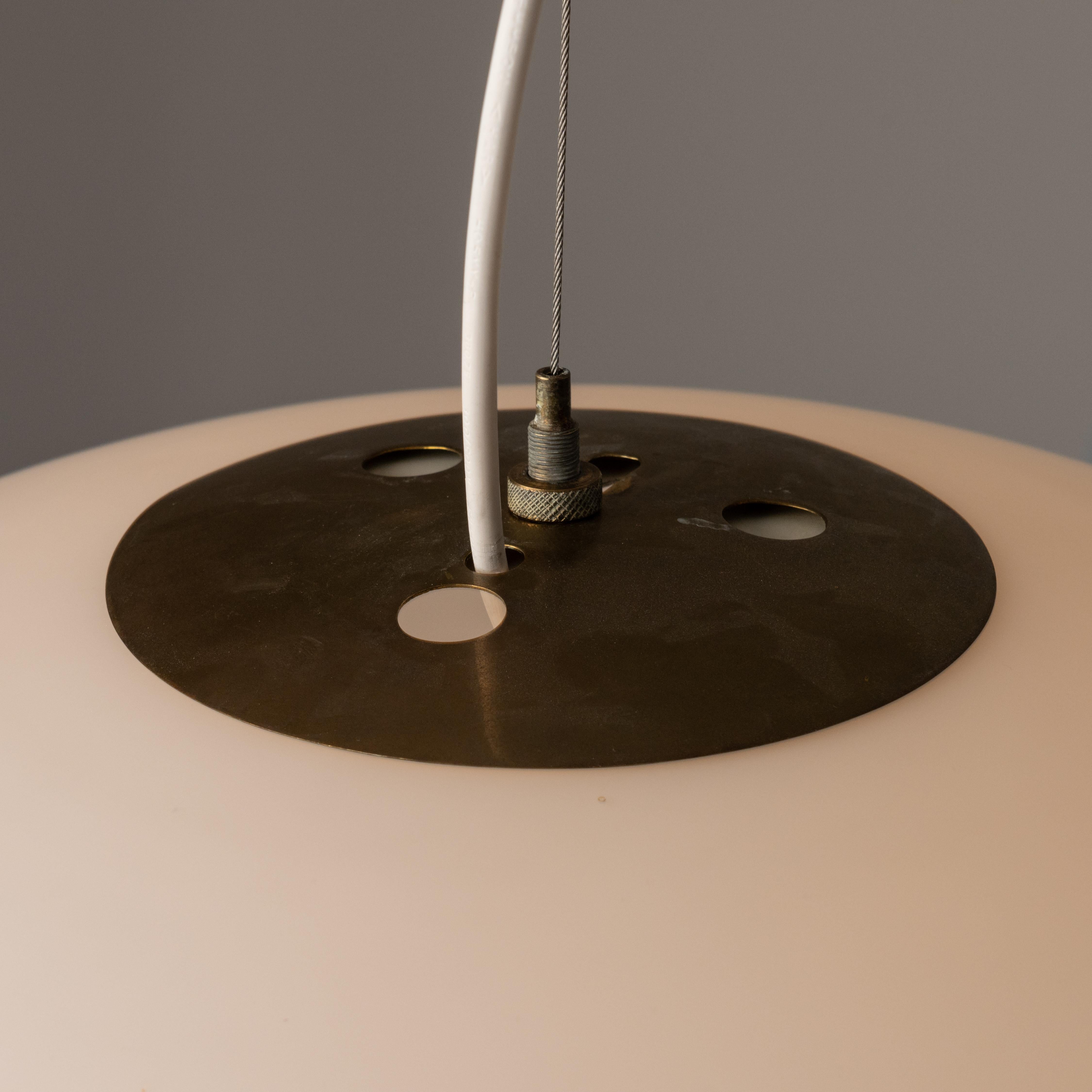Single Model 1187 Ceiling Lamp by Gaetano Sciolari for Stilnovo In Good Condition In Los Angeles, CA