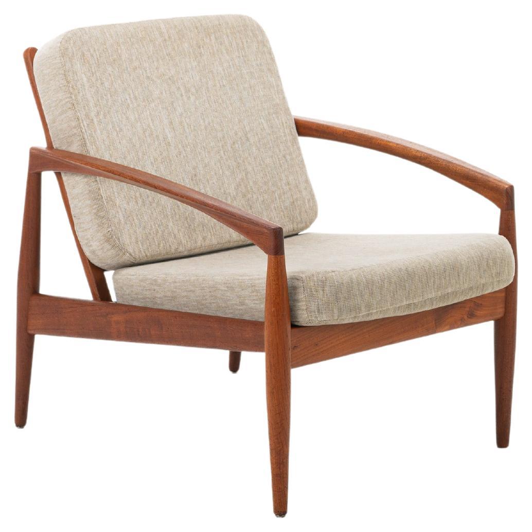 Model 121 Paper knife easy chair by Kai Kristiansen for Magnus Olesen, Denmark