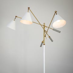Model 12128s “Triennale” Floor Lamp by Angelo Lelli for Arredoluce, Italy, circa