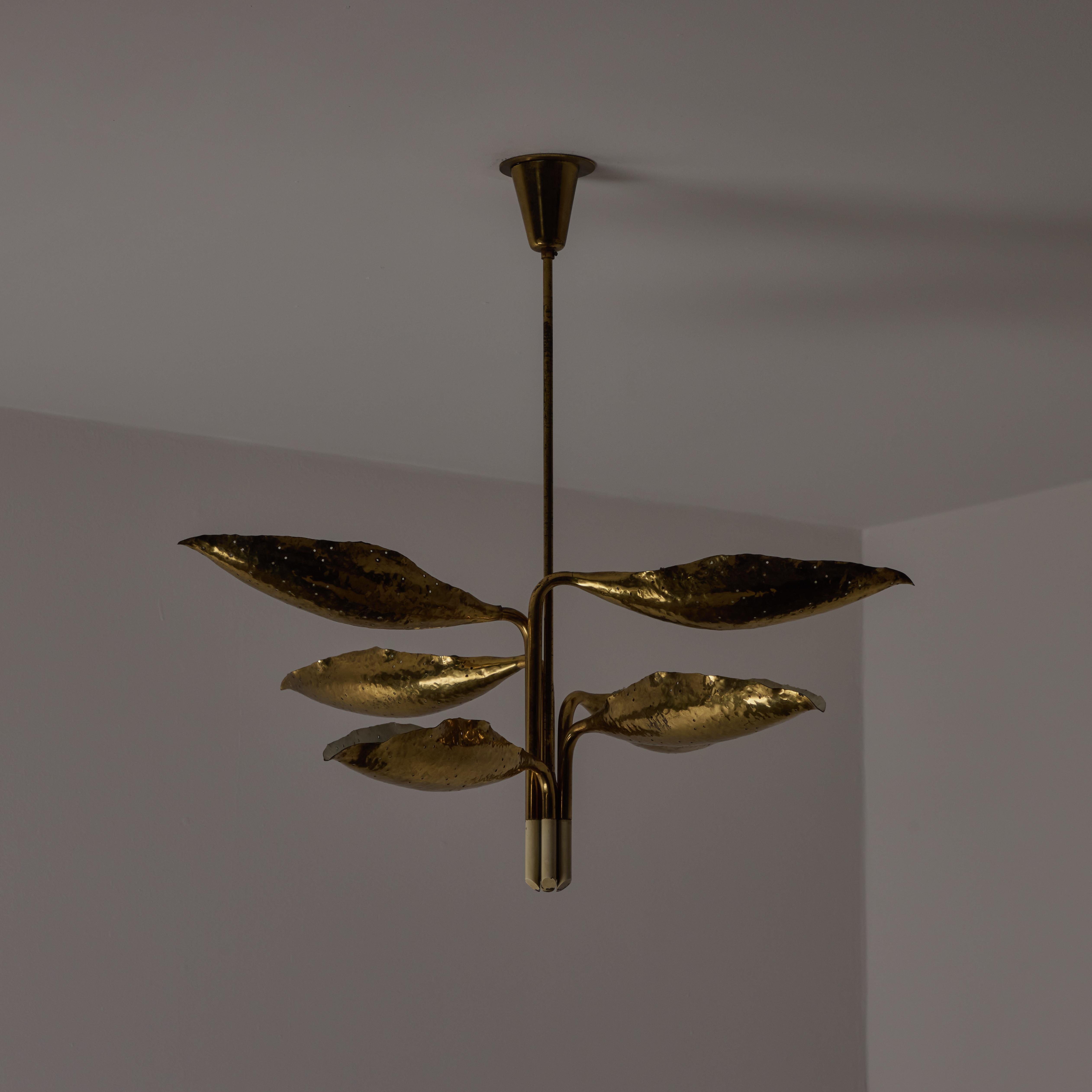 Patinated Model 12369 Ceiling Light by Angelo Lelii for Arredoluce