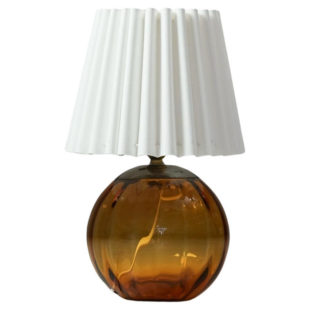 Lampe de table modèle 12501, Kauklahden Lasitehdas, années 1930/1940 en vente
