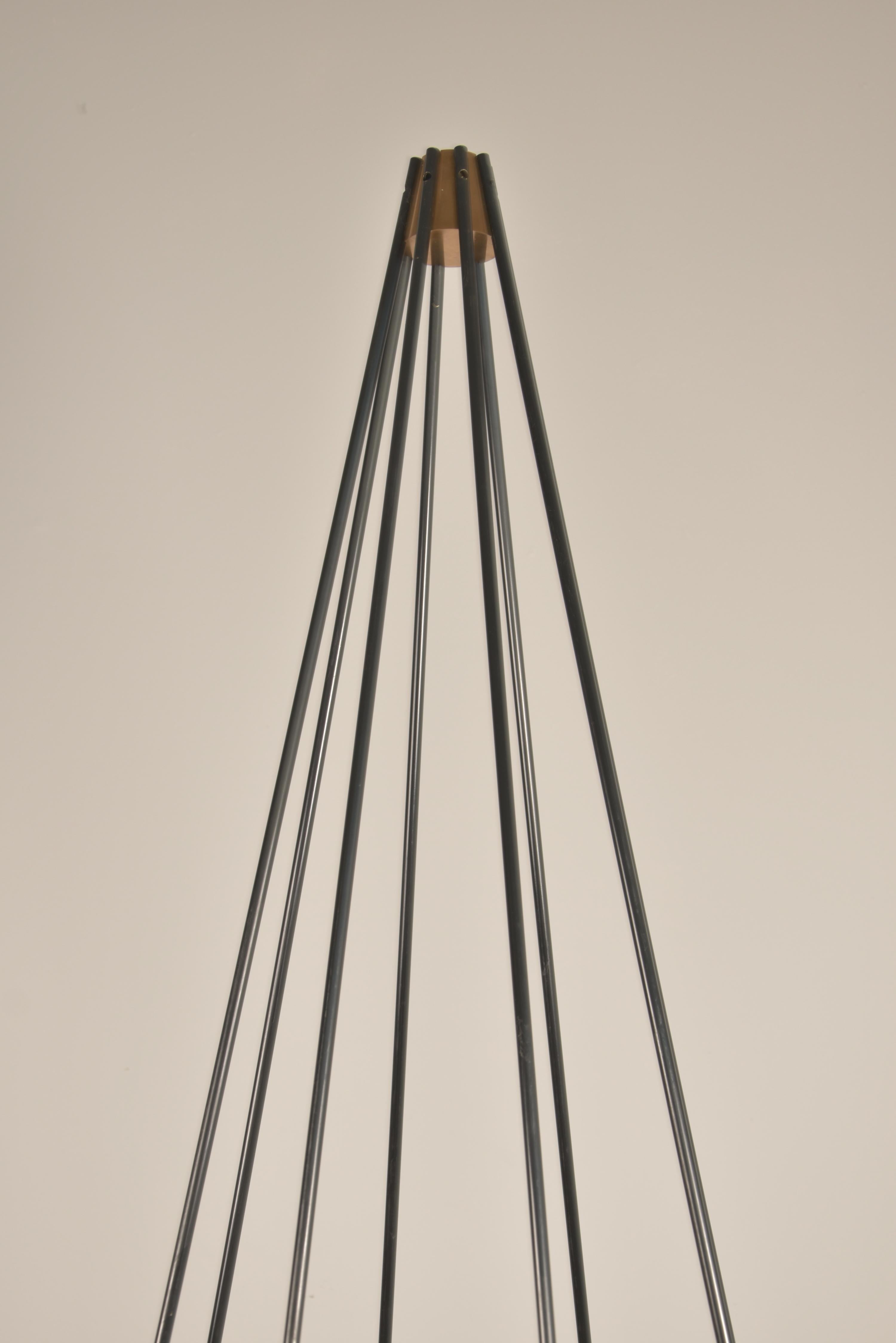 Model 12628 'Siluro' Floor Lamp by Angelo Lelli for Arredoluce, Italy, 1957 3