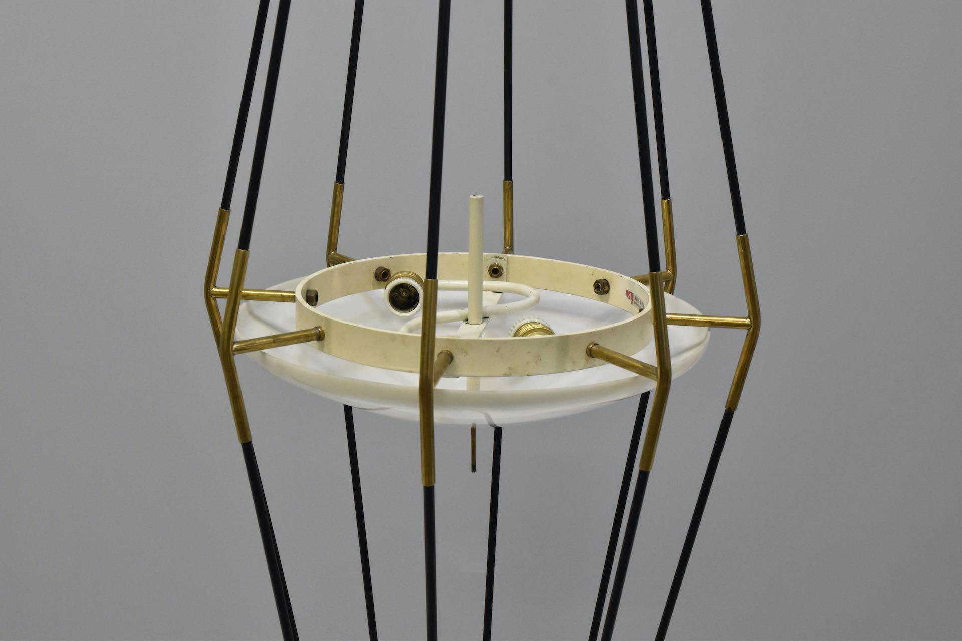 Model 12628 'Siluro' Floor Lamp by Angelo Lelli for Arredoluce, Italy, 1957 For Sale 6