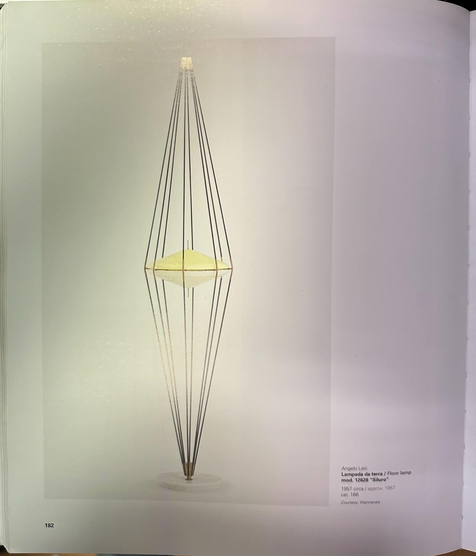 Model 12628 'Siluro' Floor Lamp by Angelo Lelli for Arredoluce, Italy, 1957 For Sale 10