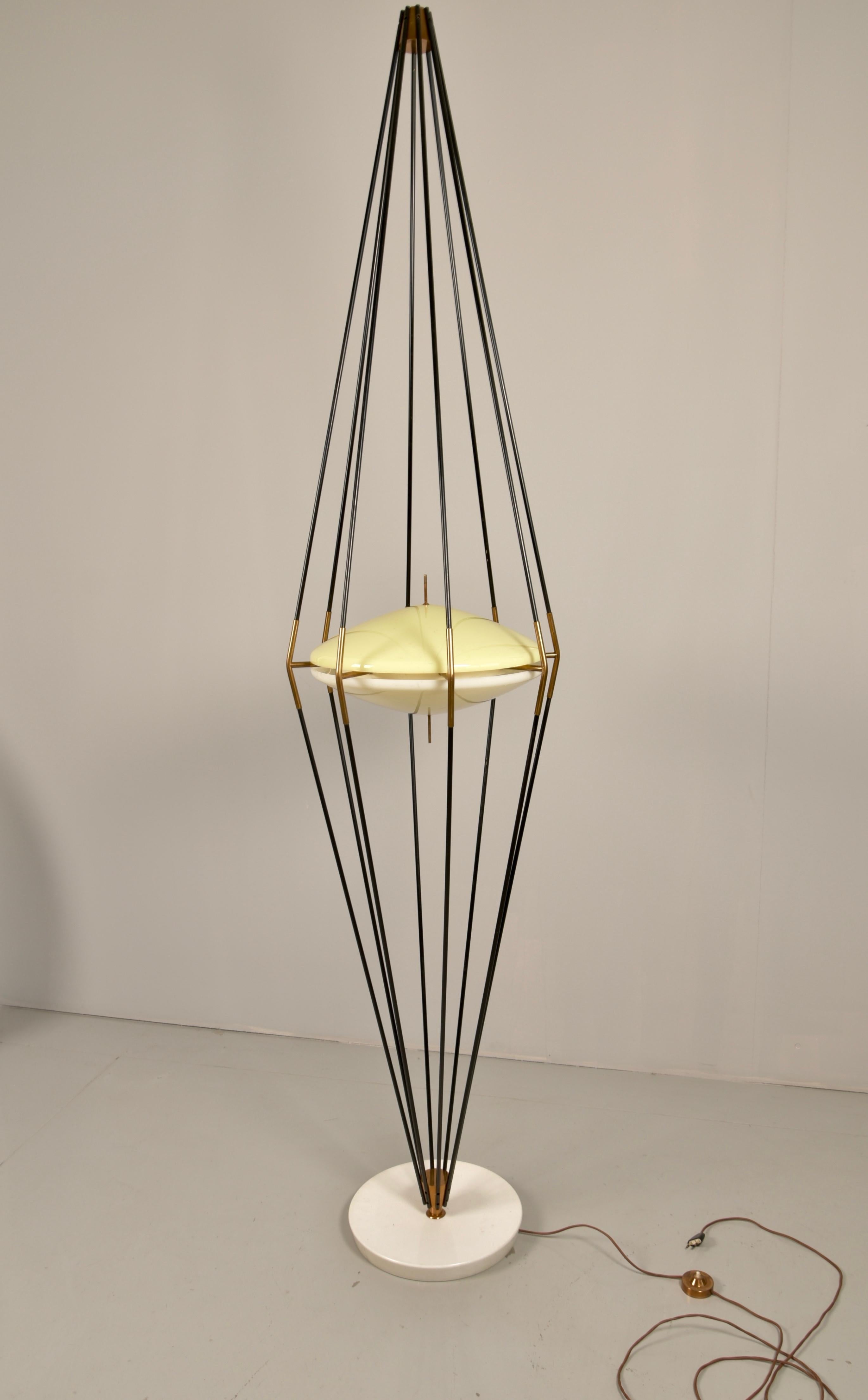 Mid-Century Modern Model 12628 'Siluro' Floor Lamp by Angelo Lelli for Arredoluce, Italy, 1957