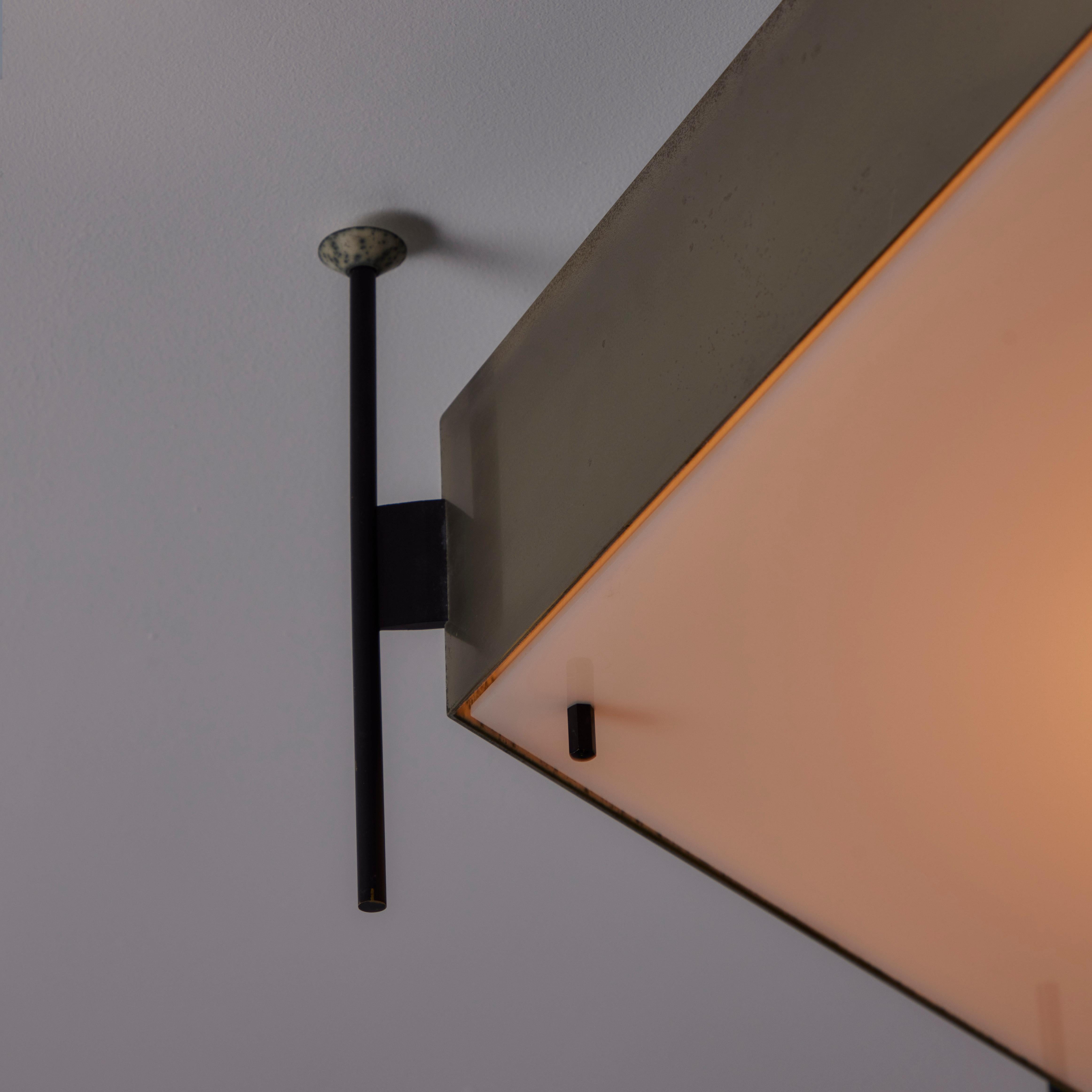 Single Model 12712 Ceiling Light by Angelo Lelli for Arredoluce For Sale 2