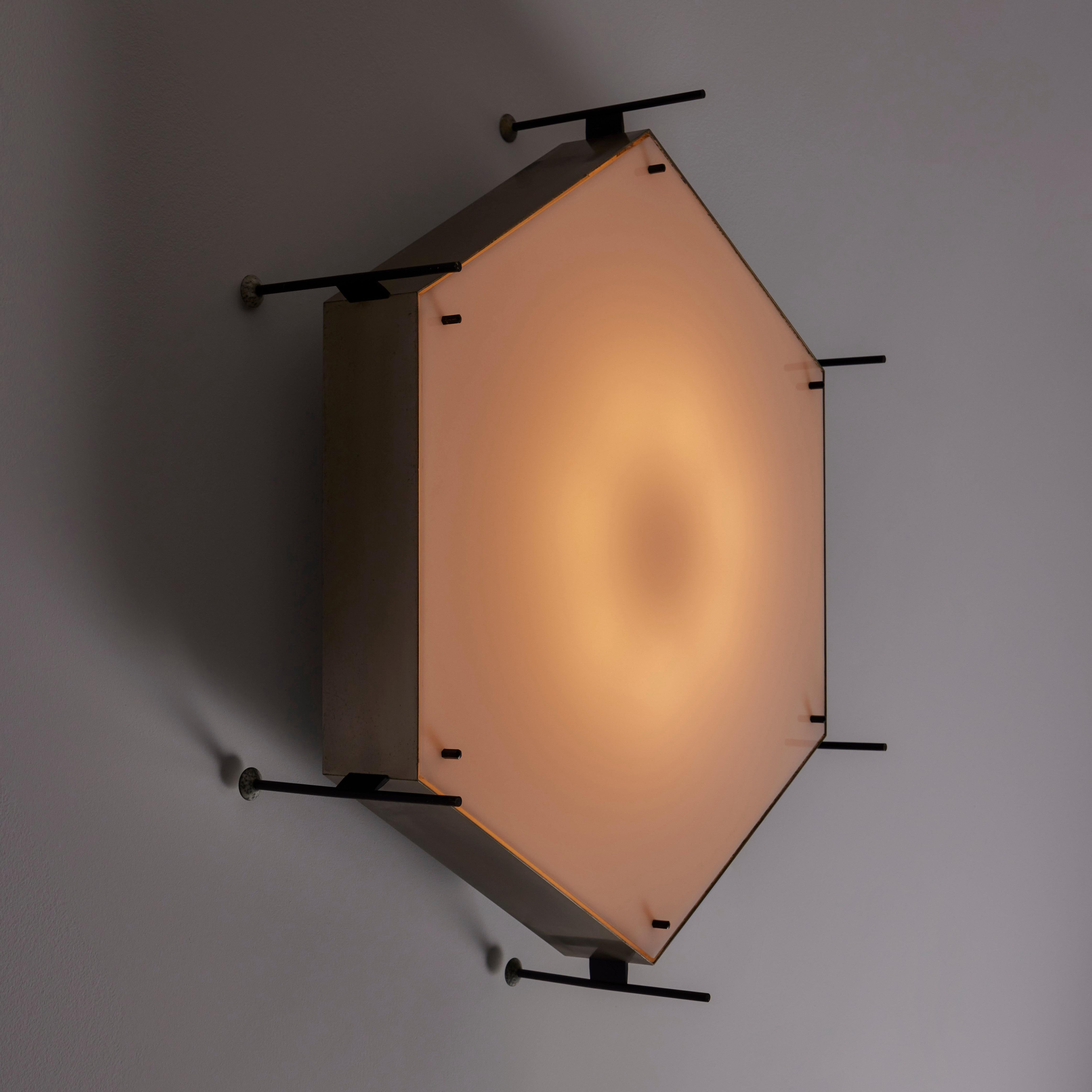 Single Model 12712 Ceiling Light by Angelo Lelli for Arredoluce For Sale 11