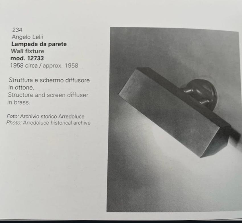 Modelo 12733 Apliques de Angelo Lelii para Arredoluce en venta 8
