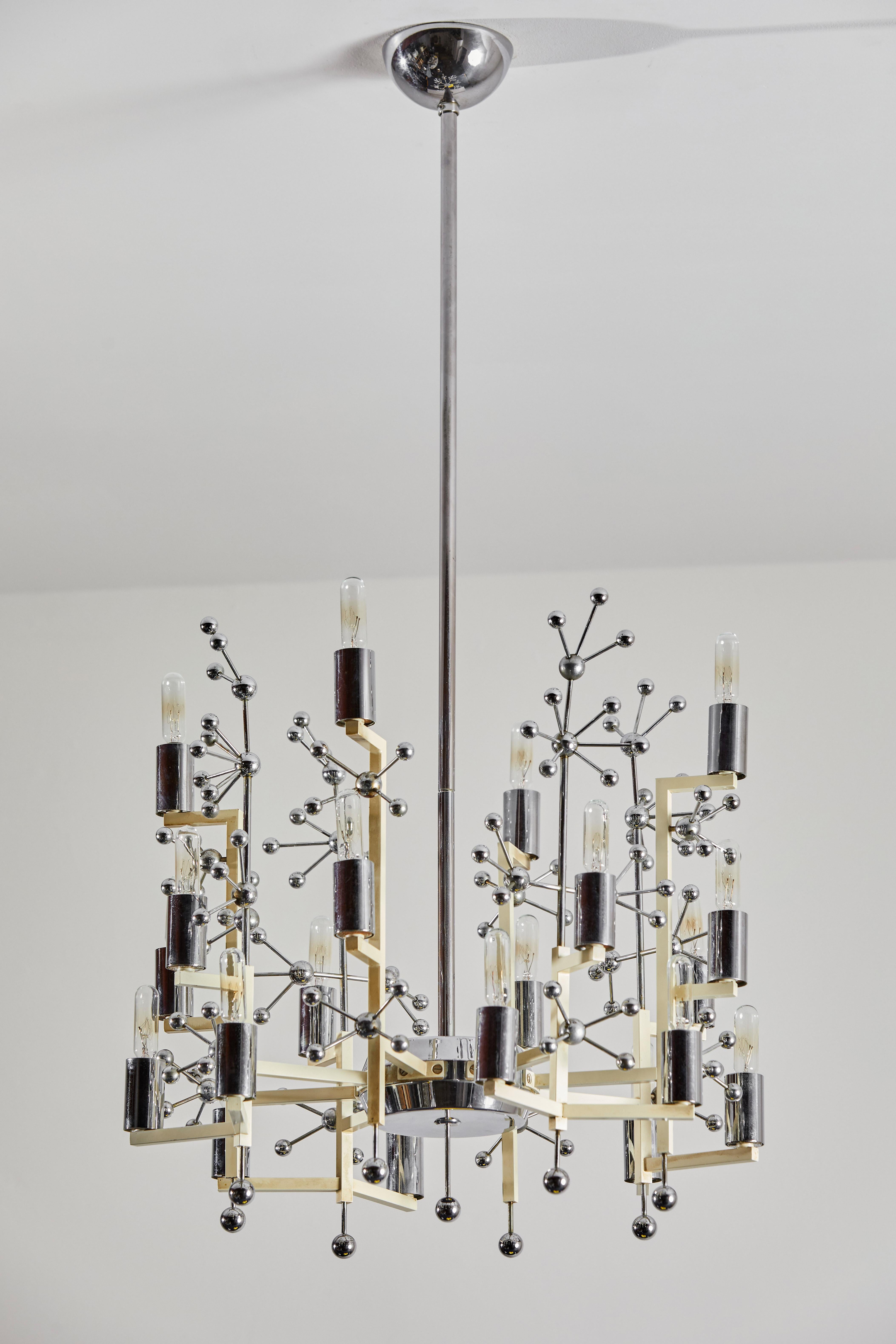 Brass Model 1278 Suspension Light by Stilnovo