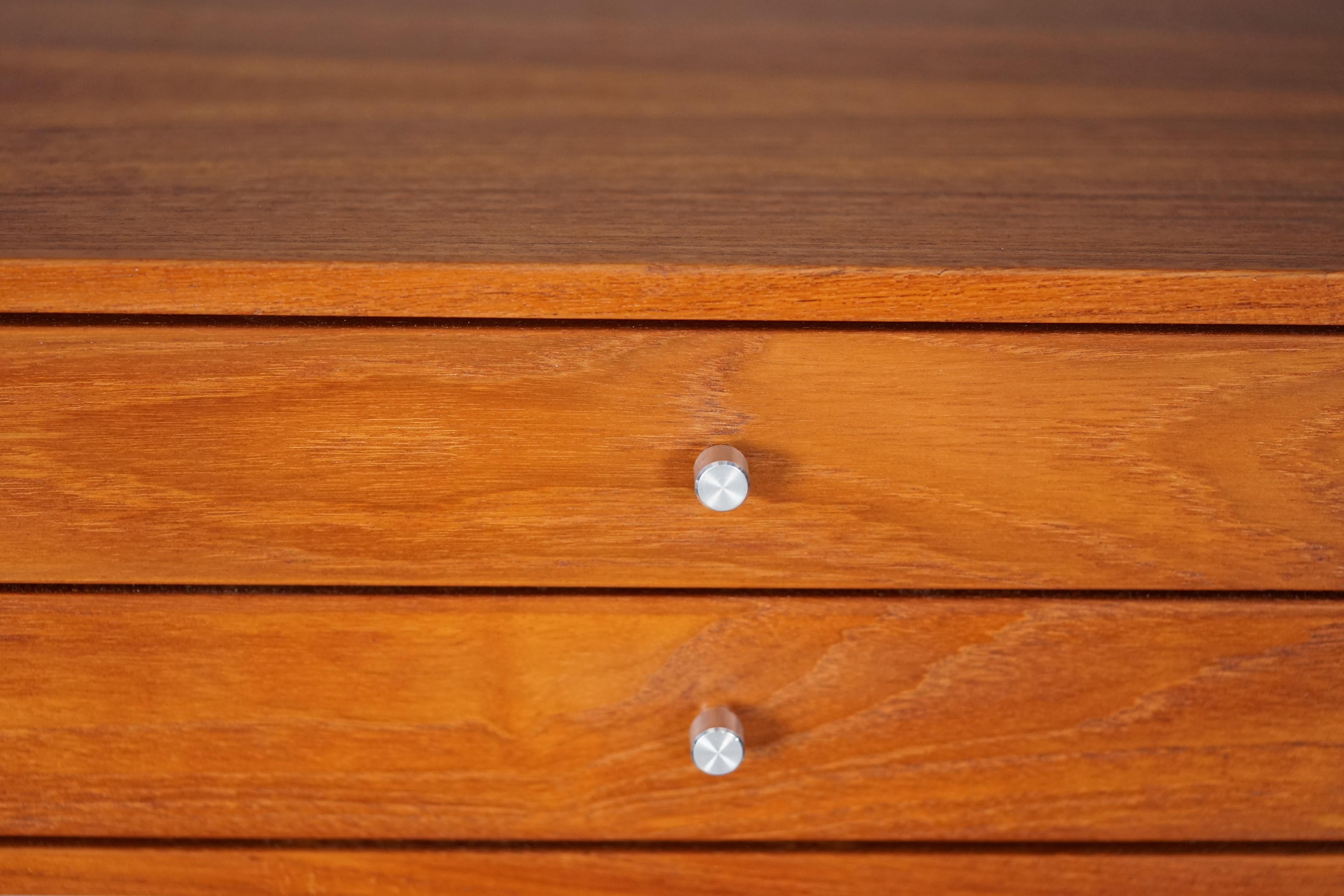 Modelo 128 Estante o consola de pared de Kai Kristiansen para Aksel Kjersgaard, 1960 en venta 1