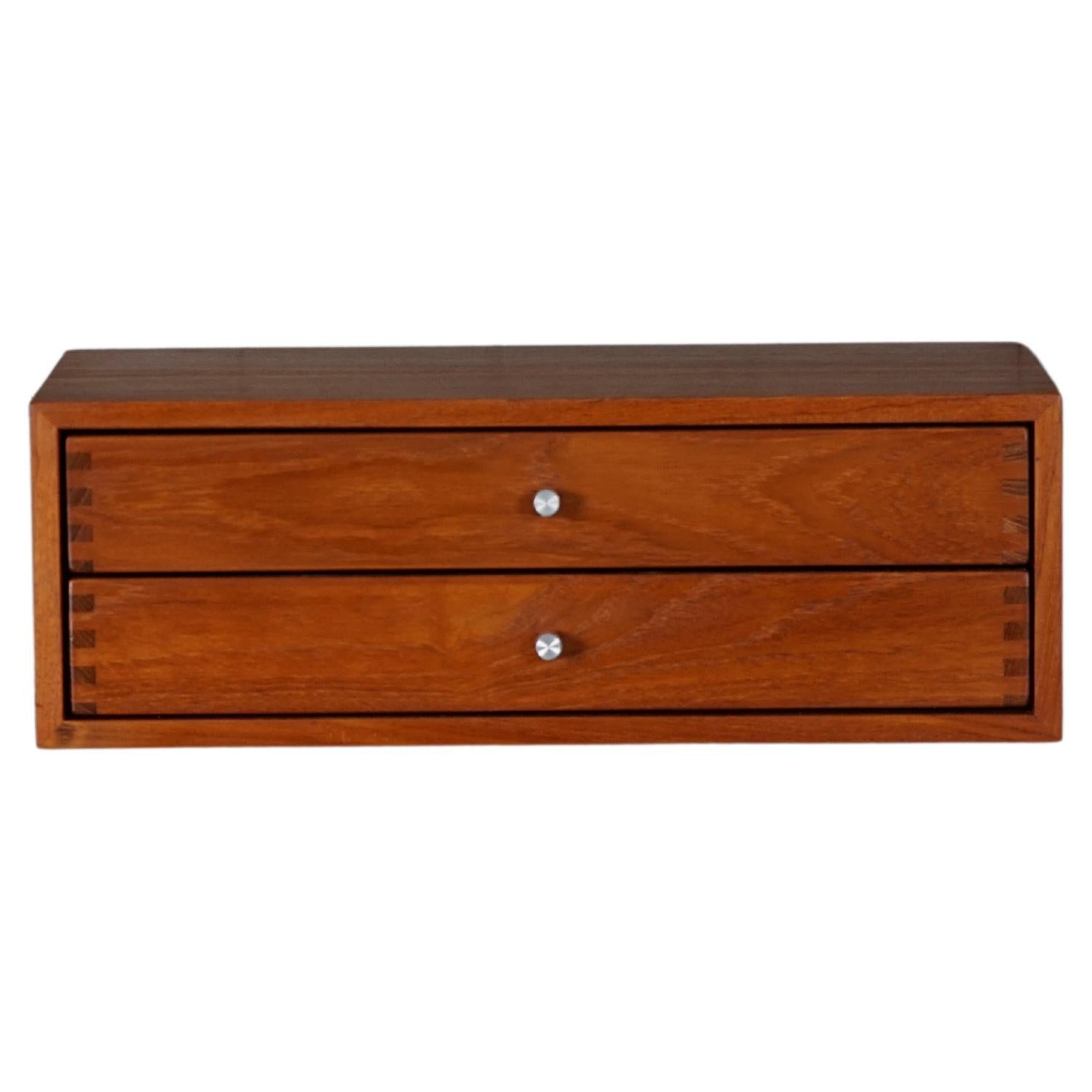 Modelo 128 Estante o consola de pared de Kai Kristiansen para Aksel Kjersgaard, 1960 en venta
