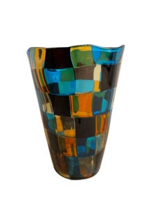 Fulvio Bianconi model 1329 “Pezzato” vase for Venini, Italy, 1950s