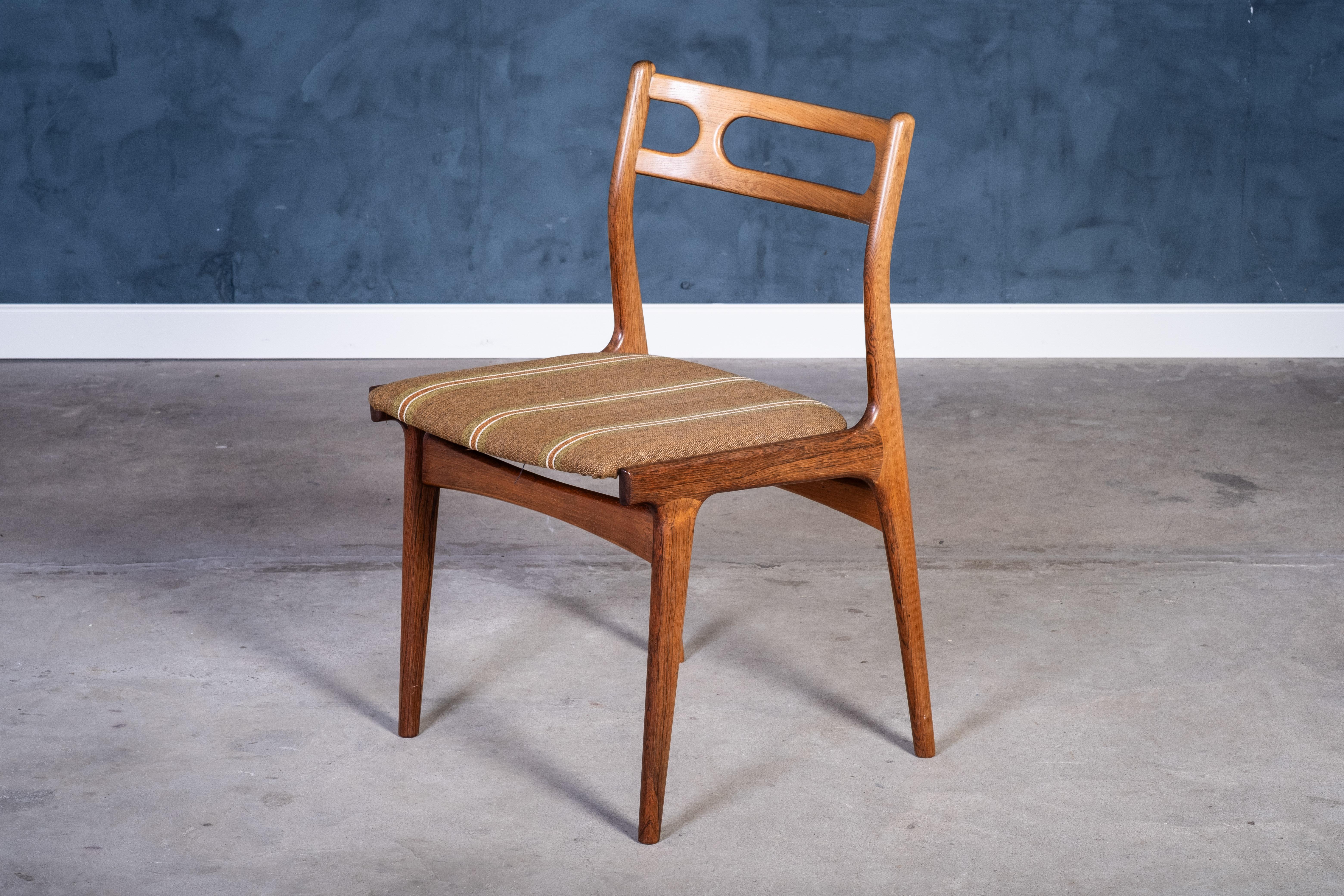 Sillas de comedor Model 138 de Johannes Andersen para Uldum Møbelfabrik, años 60 mediados del siglo XX en venta