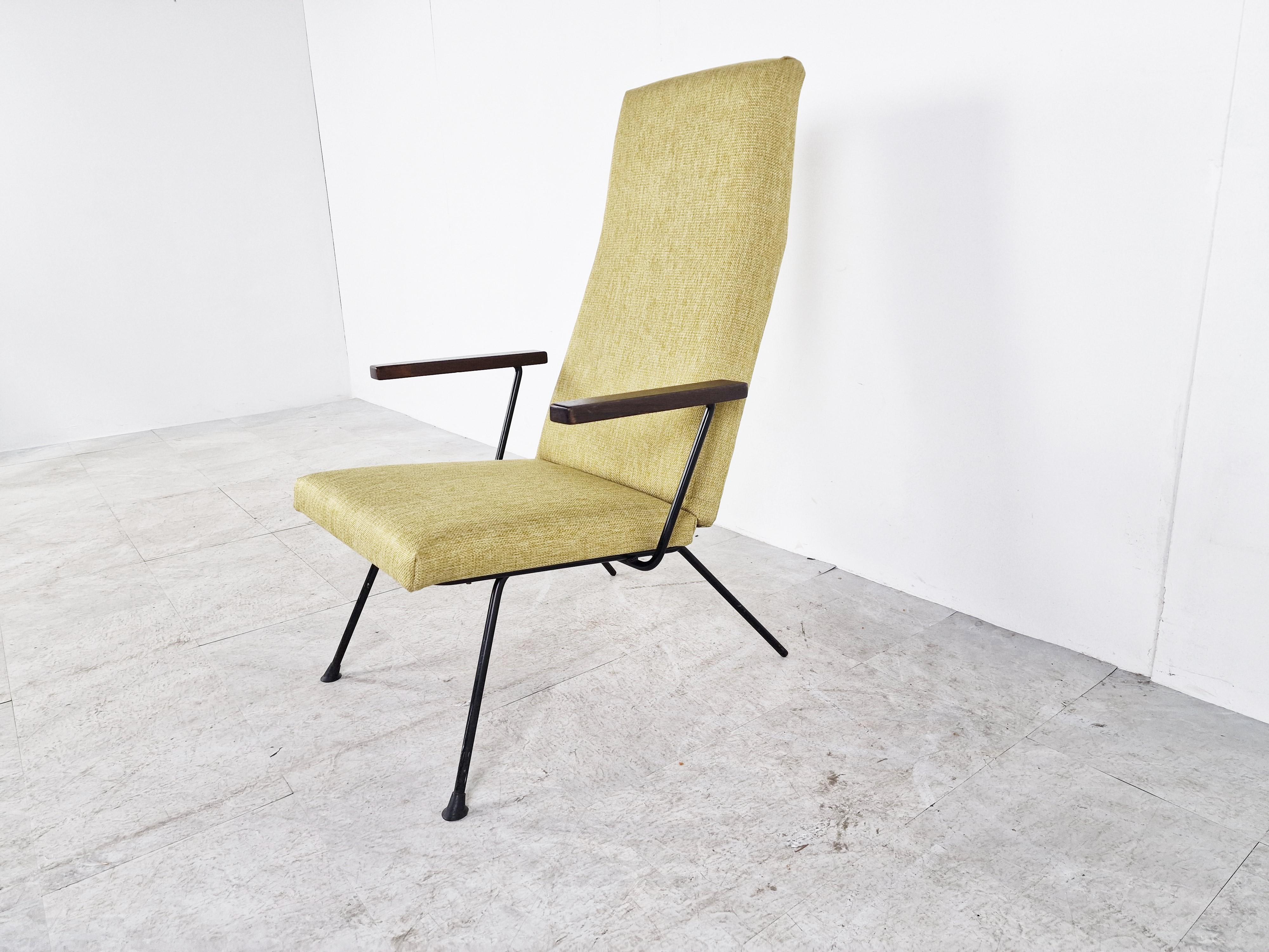 Dutch Model 1410 Arm Chair by André Cordemeyer for Gispen, 1950s For Sale