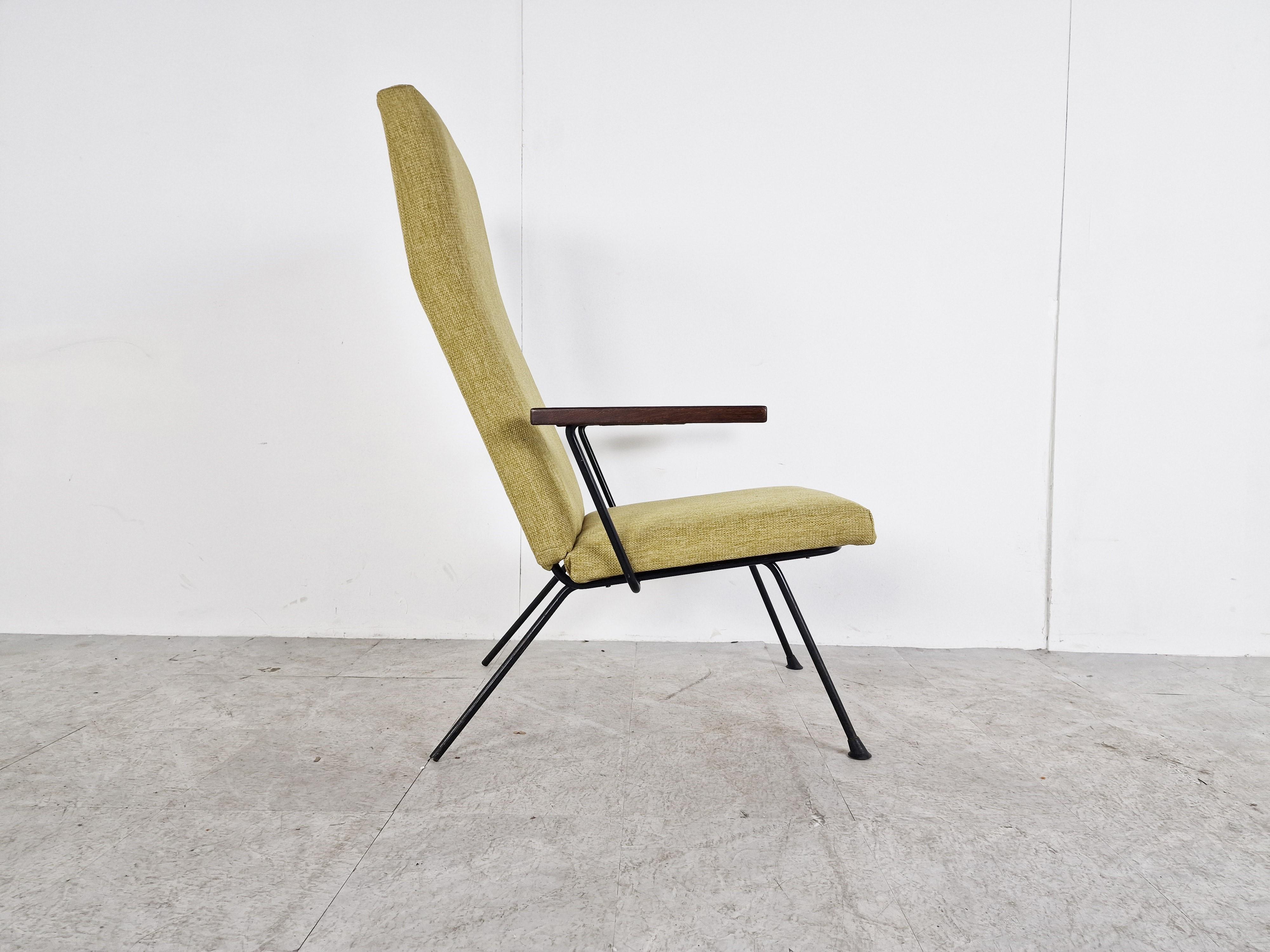 Metal Model 1410 Arm Chair by André Cordemeyer for Gispen, 1950s For Sale