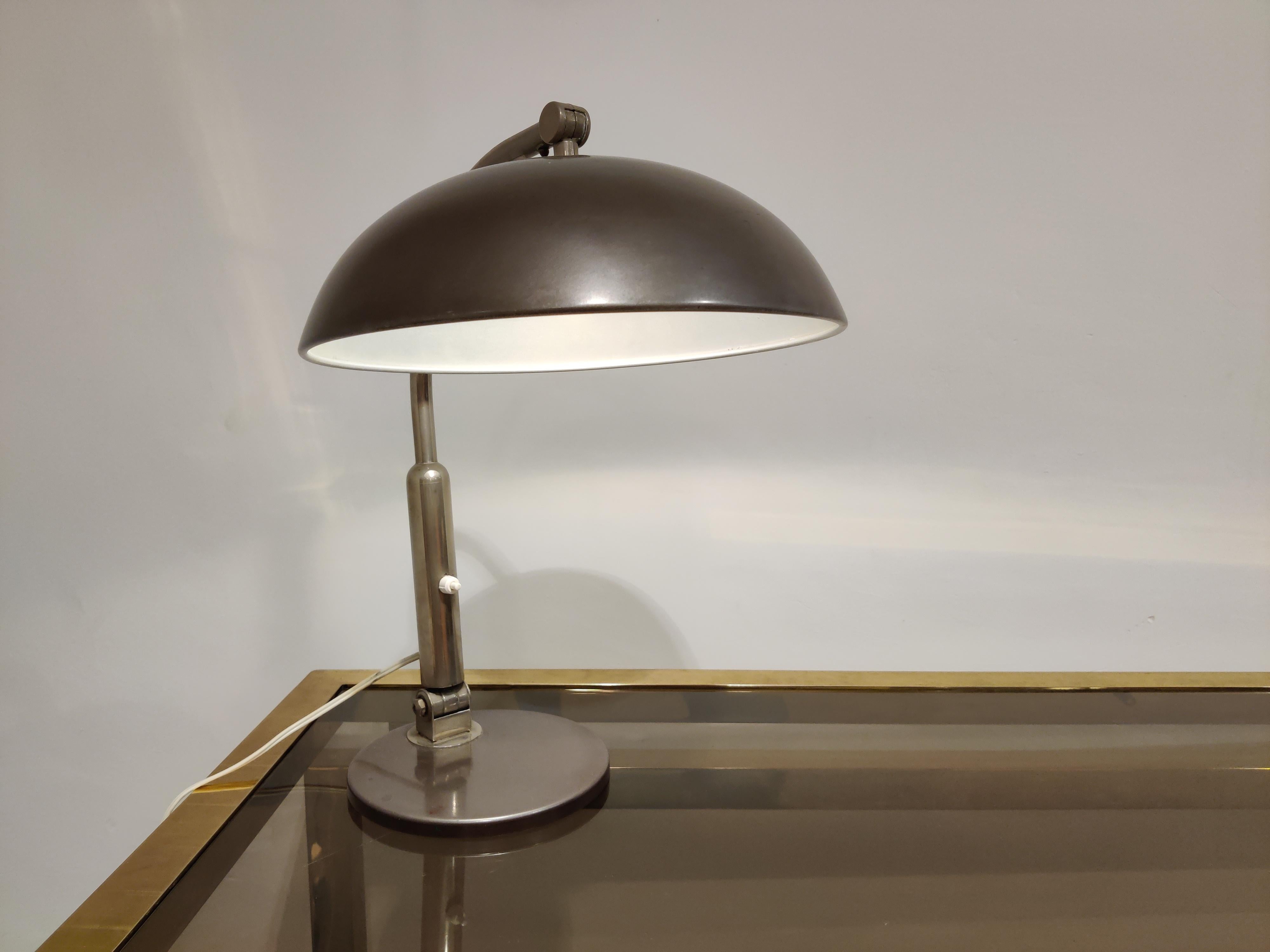 Model 144 Desk Lamp by H. Busquet for Hala Zeist, 1960s 1