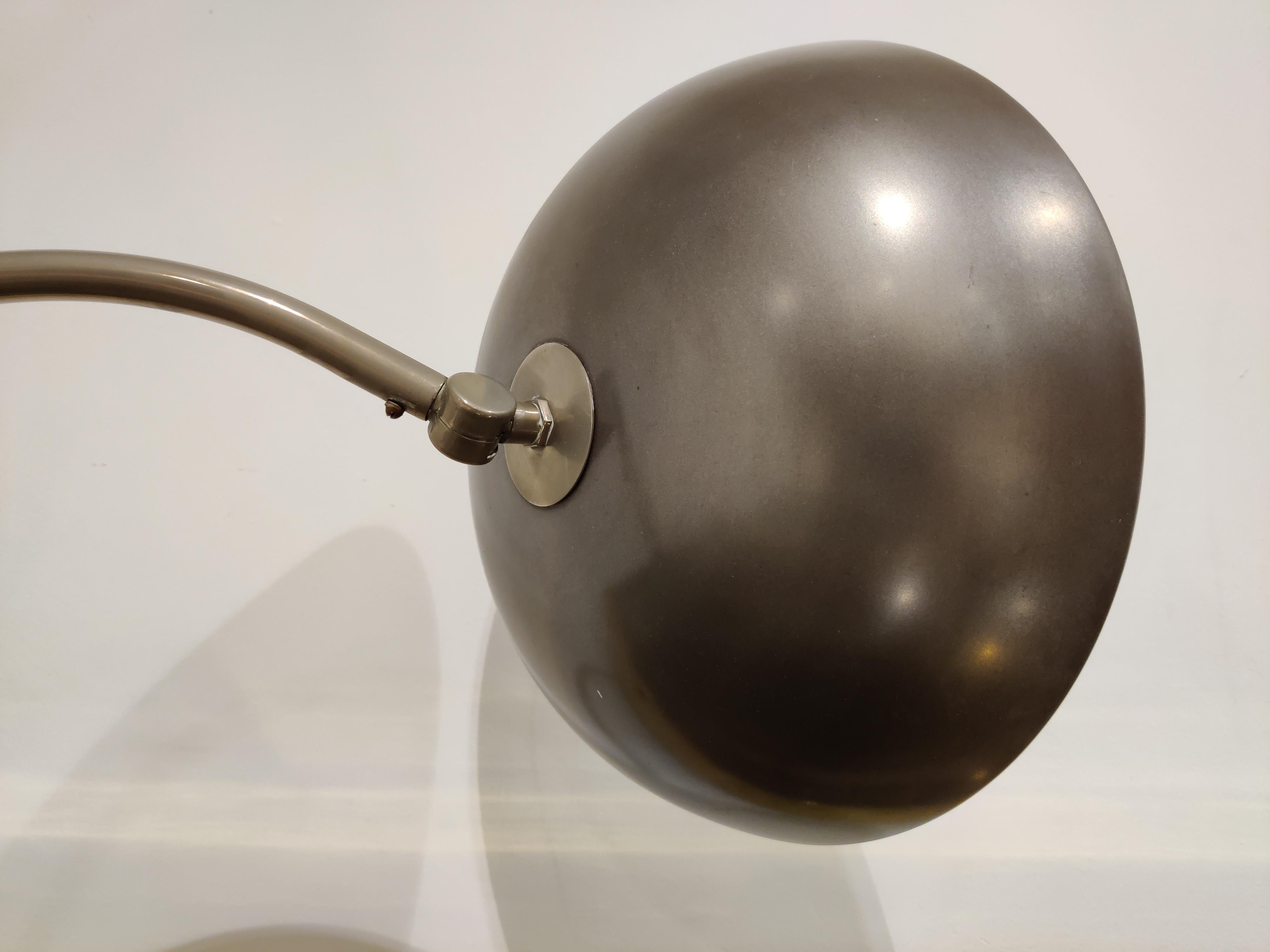 Mid-Century Modern Model 144 Desk Lamp by H. Busquet for Hala Zeist, 1960s