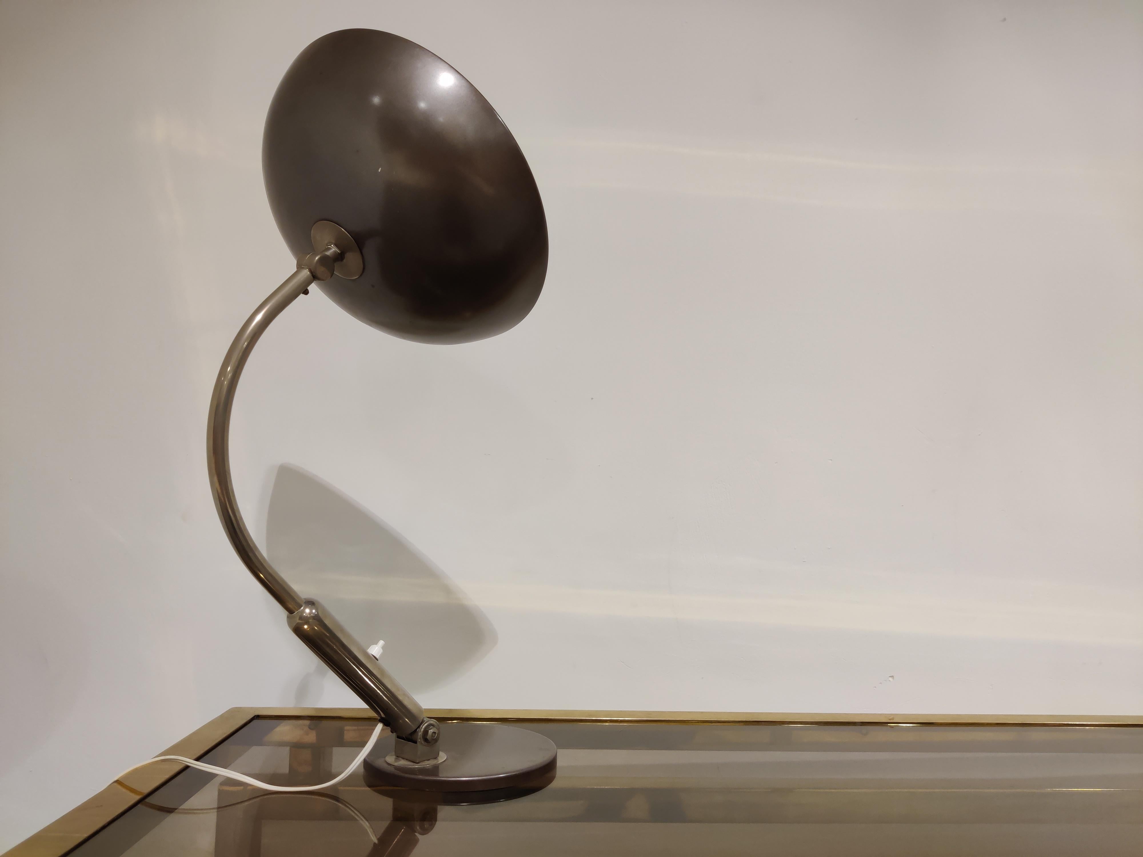 Model 144 Desk Lamp by H. Busquet for Hala Zeist, 1960s In Good Condition In Leuven, Vlaams Gewest