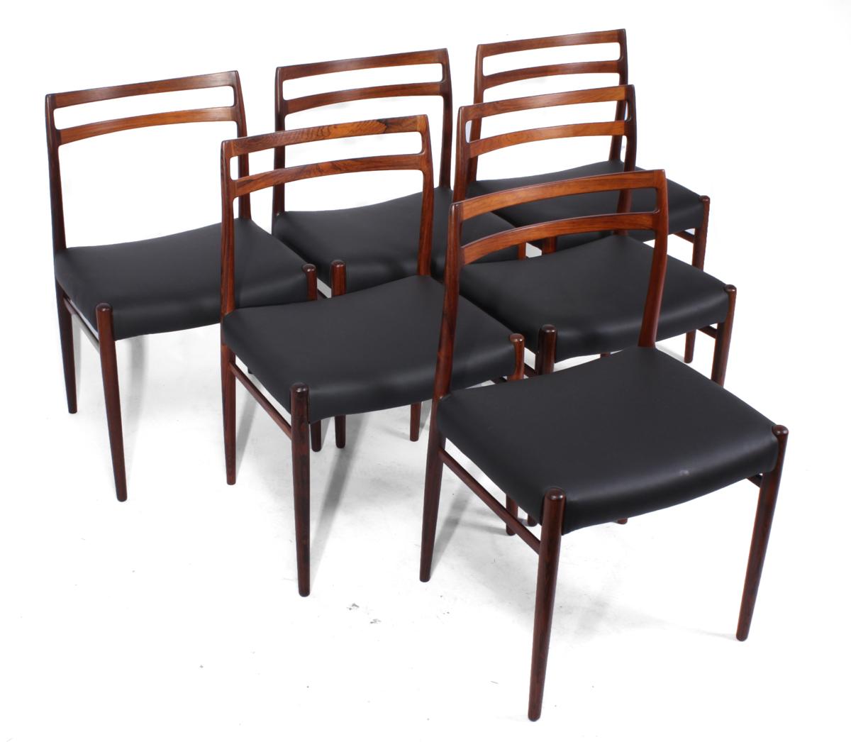 Mid-Century Modern Model 146 Rosewood Dining Chairs by Alf Aarseth For Sale