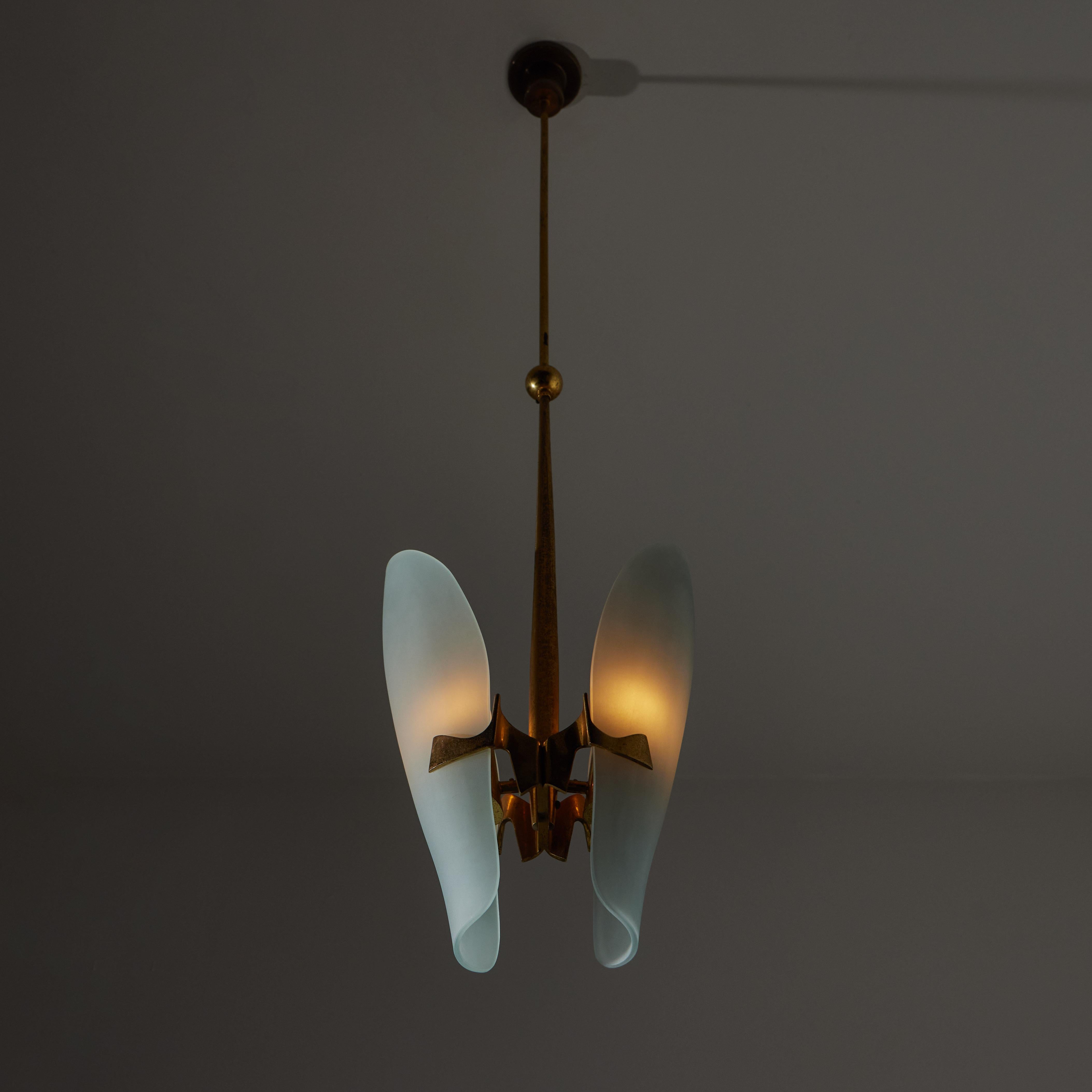 Lampe à suspension modèle 1636 de Max Ingrand pour Fontana Arte en vente 3