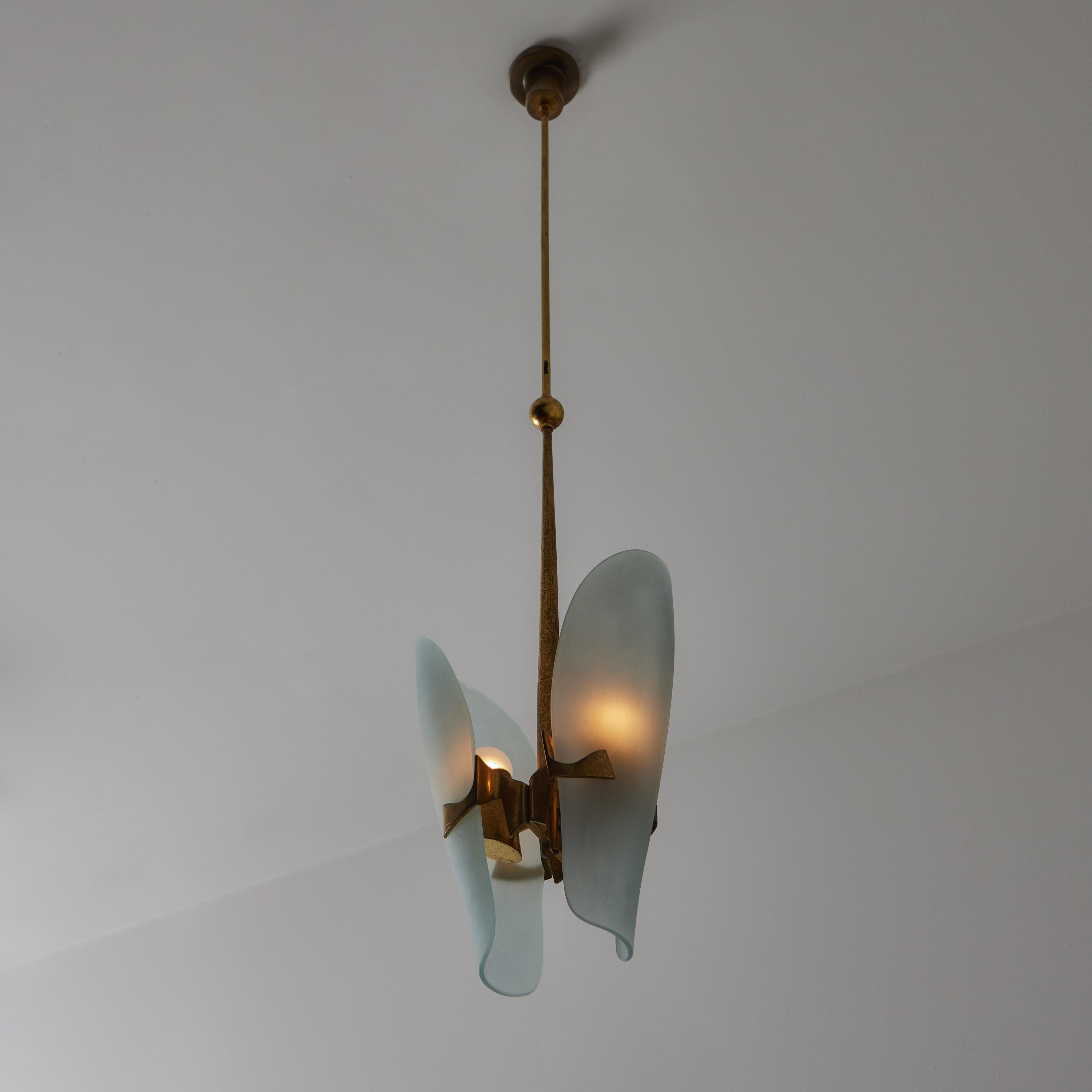 Lampe à suspension modèle 1636 de Max Ingrand pour Fontana Arte en vente 8