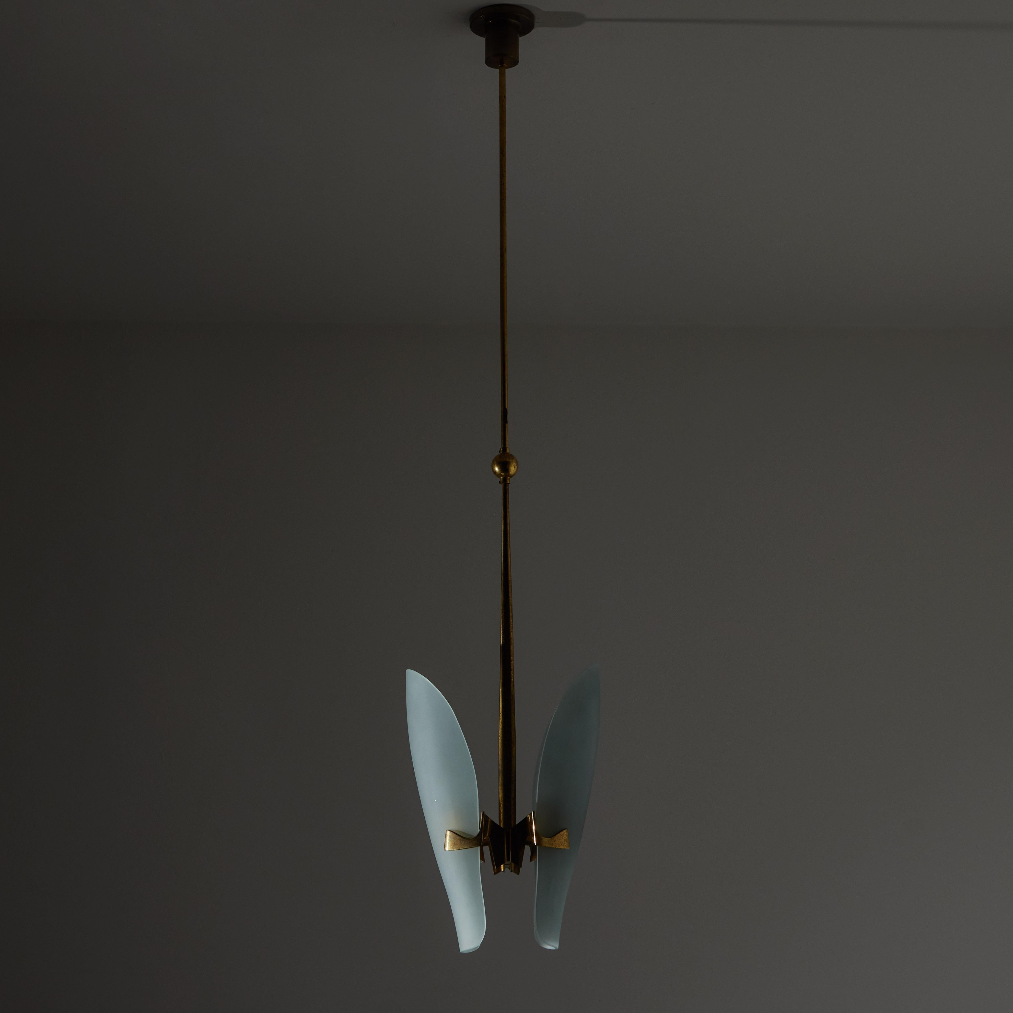 Model 1636 Pendant by Max Ingrand for Fontana Arte For Sale 1