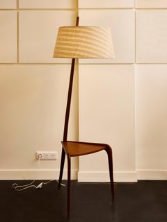Model No No A82 Lampadaire par Rispal, France, années 1950