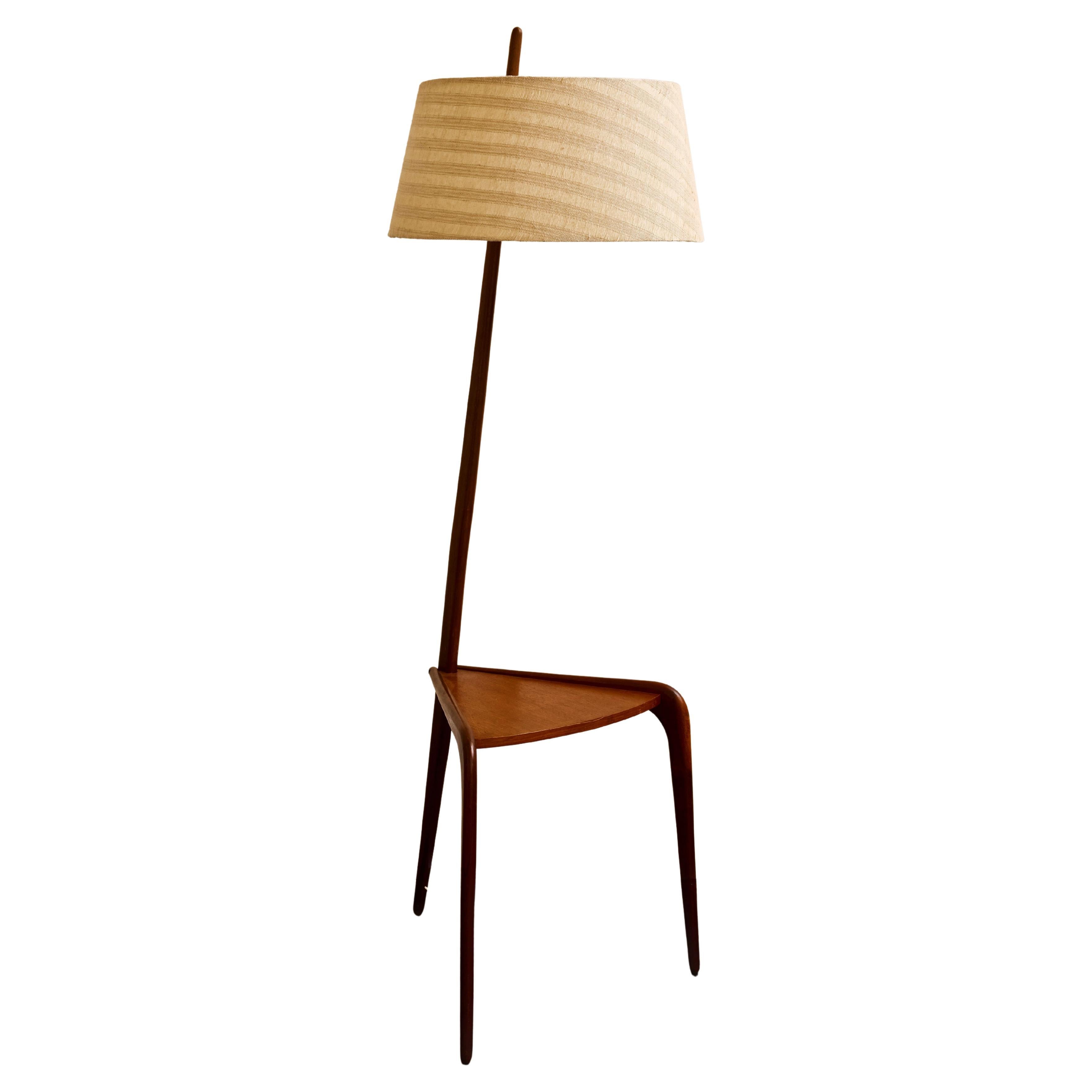 Lámpara de pie Model 167.A82 de Rispal, Francia, años 50