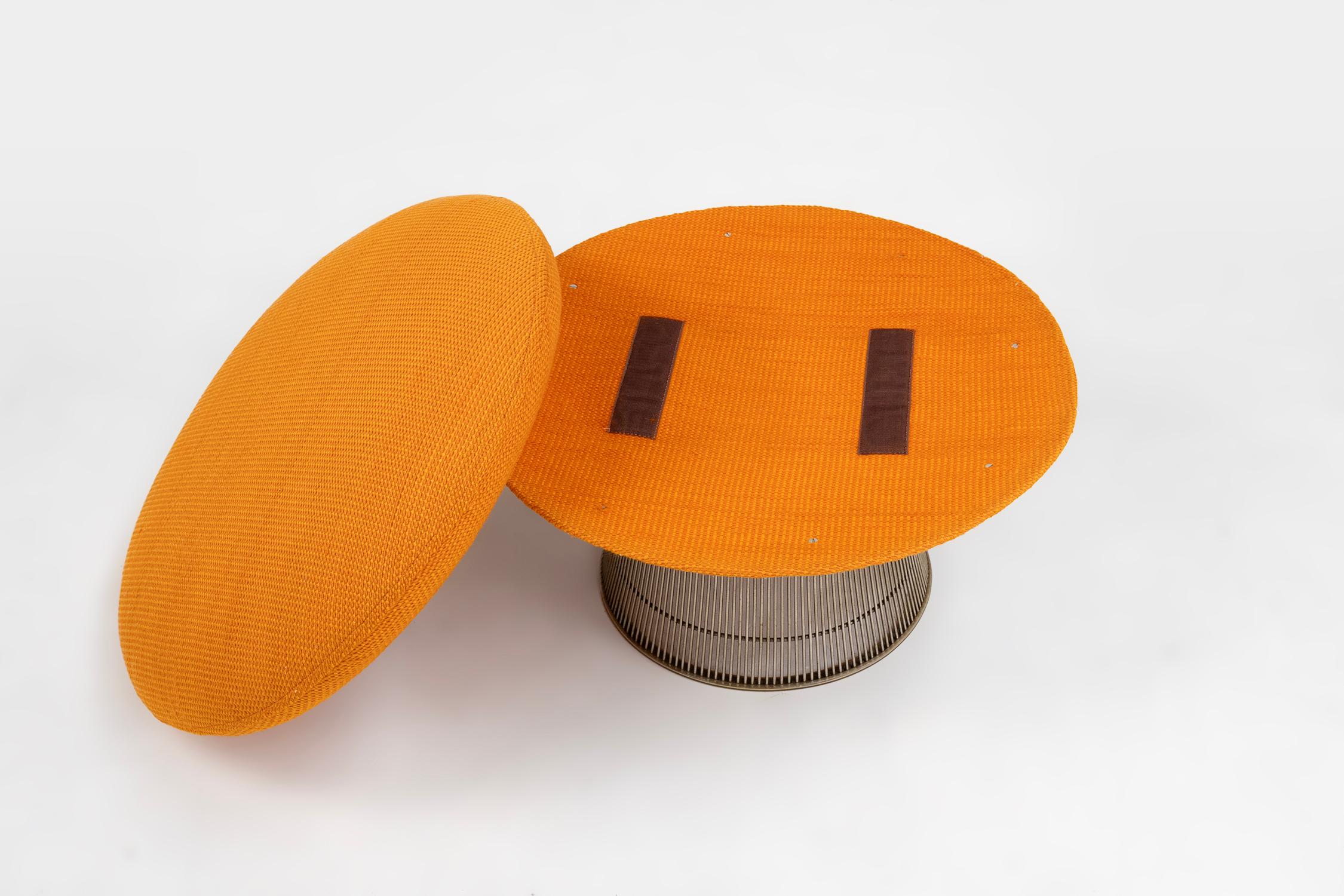 Model 1705 easy chair and ottoman by Warren Platner for Knoll, USA 1960s im Angebot 1