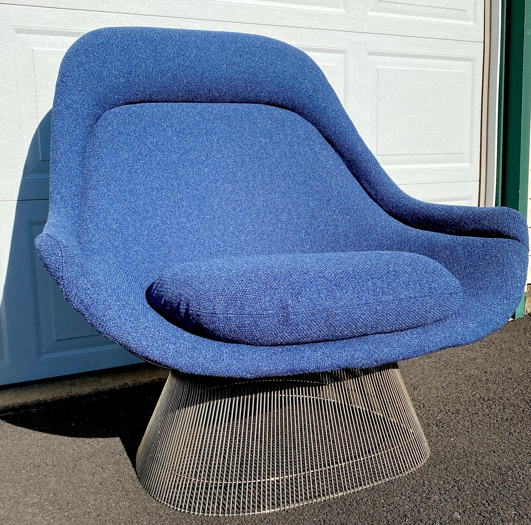 Model 1705 Wire Easy Chair by Warren Platner for Knoll, circa 1970 In Good Condition In Atlanta, GA