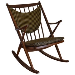 Model 182 Rocking Chair by Frank Reenskaug for Bramin, 1960s