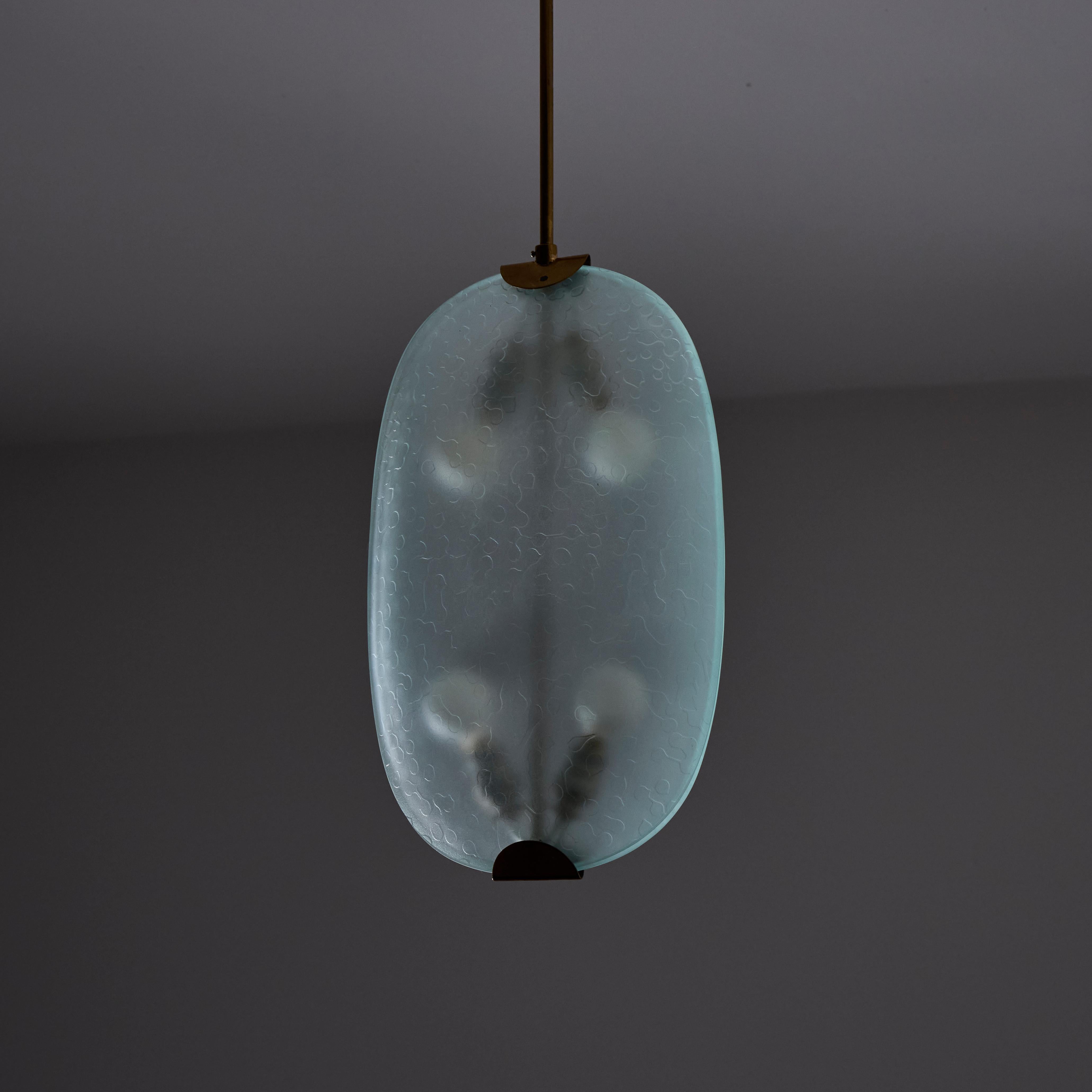 Brass Model 1933 Ceiling Light by Max Ingrand for Fontana Arte For Sale
