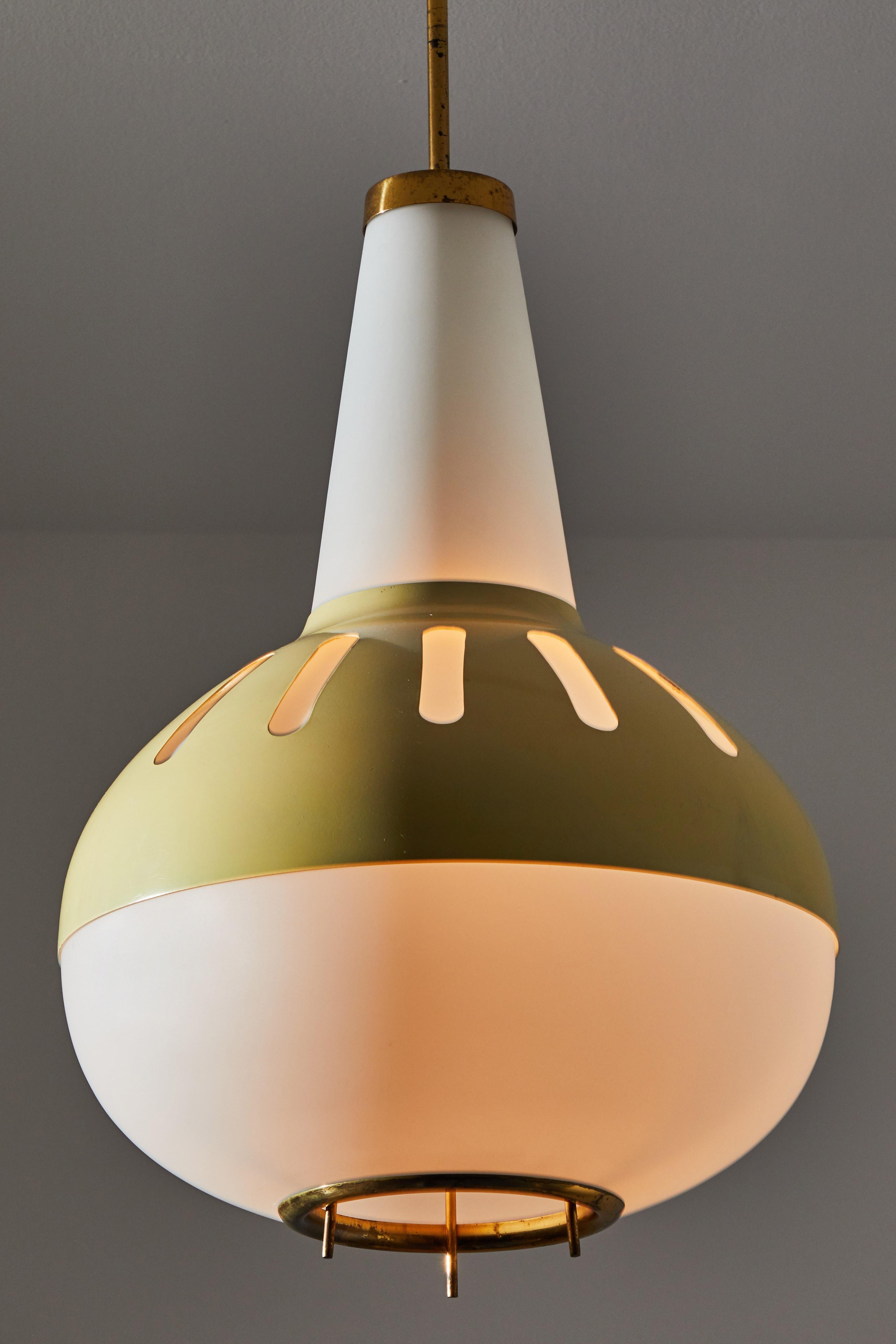 Mid-Century Modern Lampe à suspension modèle 1954 de Max Ingrand pour Fontana Arte en vente