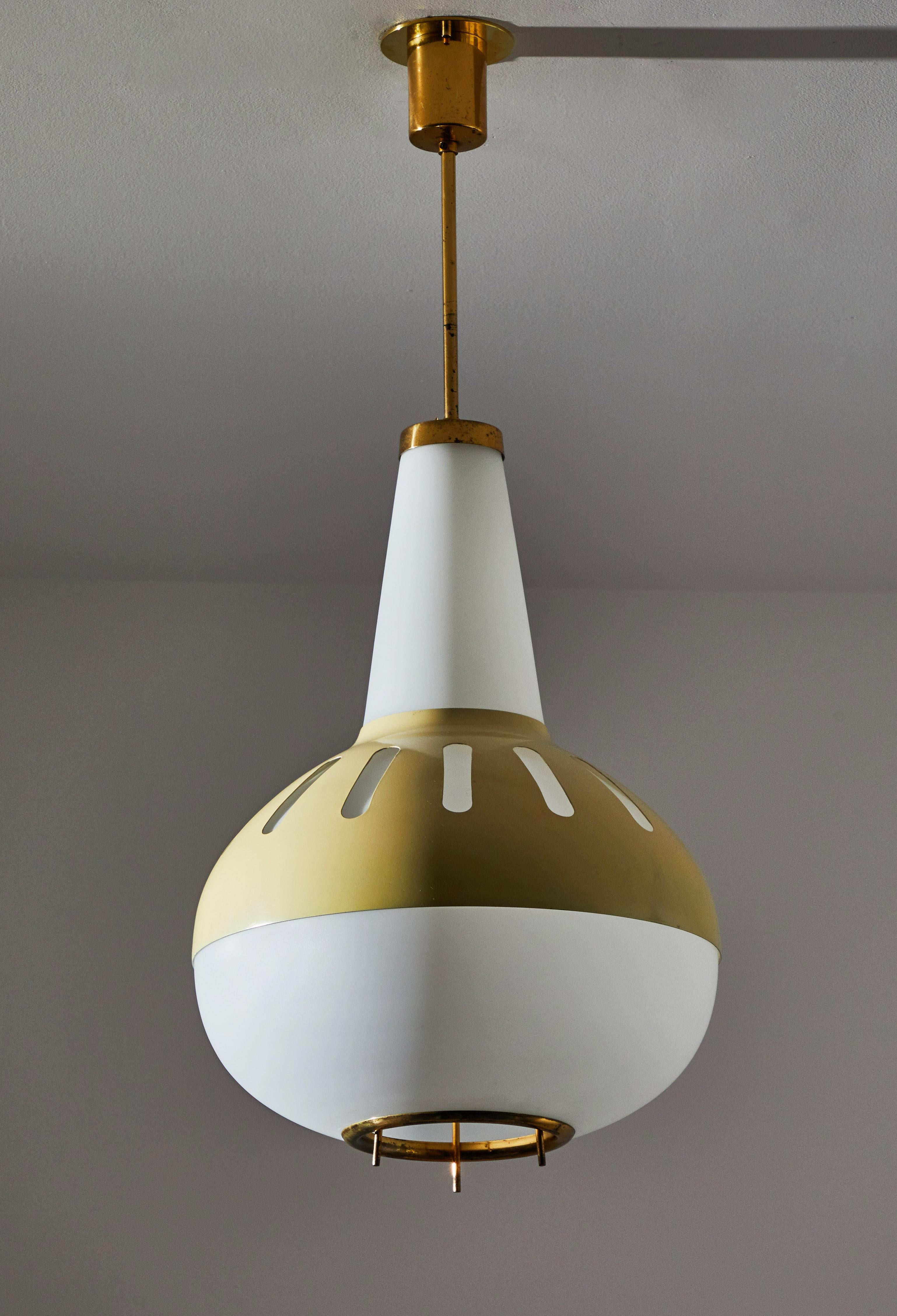 italien Lampe à suspension modèle 1954 de Max Ingrand pour Fontana Arte en vente