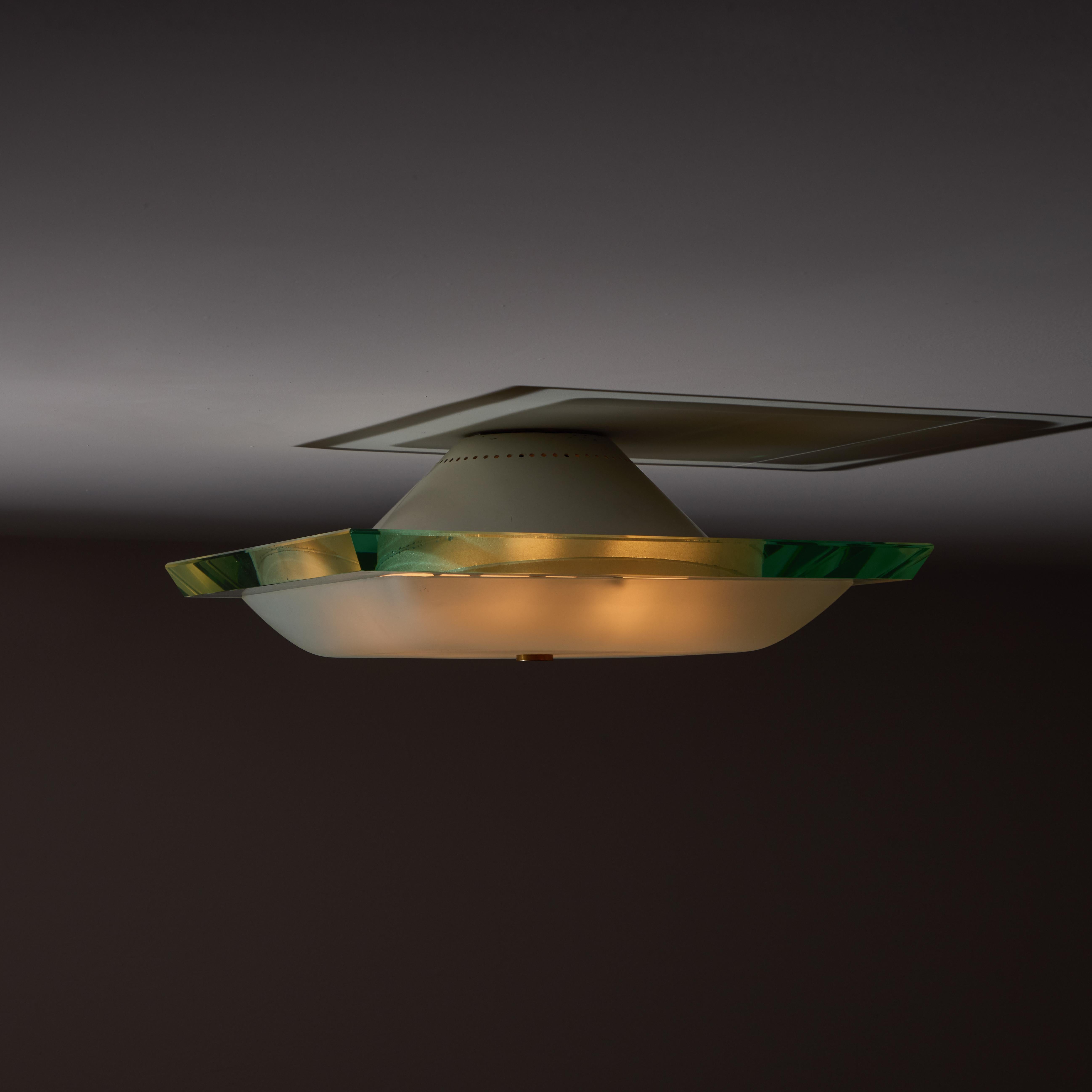 Montures encastrées modèle 1990 de Max Ingrand pour Fontana Arte en vente 4