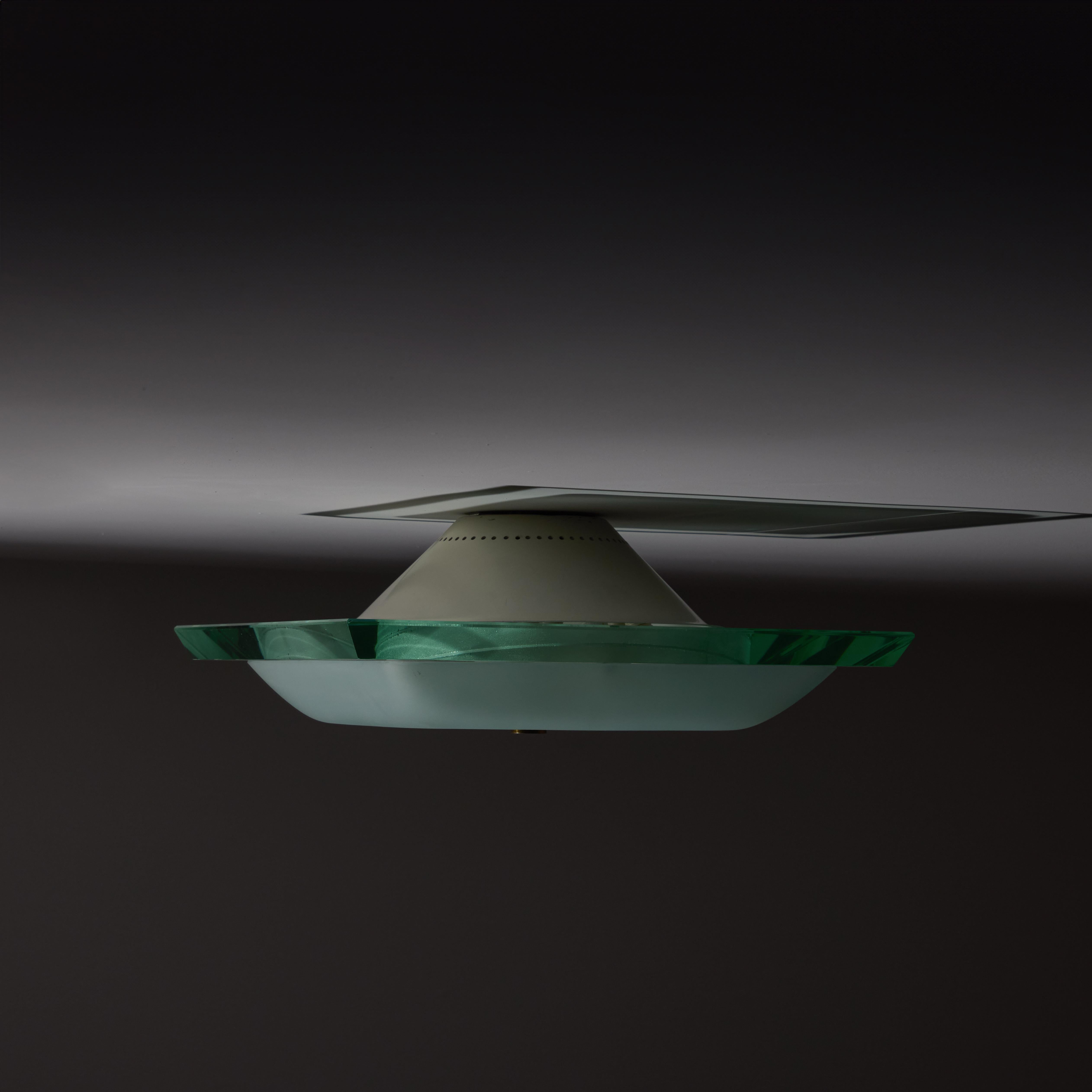 Montures encastrées modèle 1990 de Max Ingrand pour Fontana Arte en vente 6