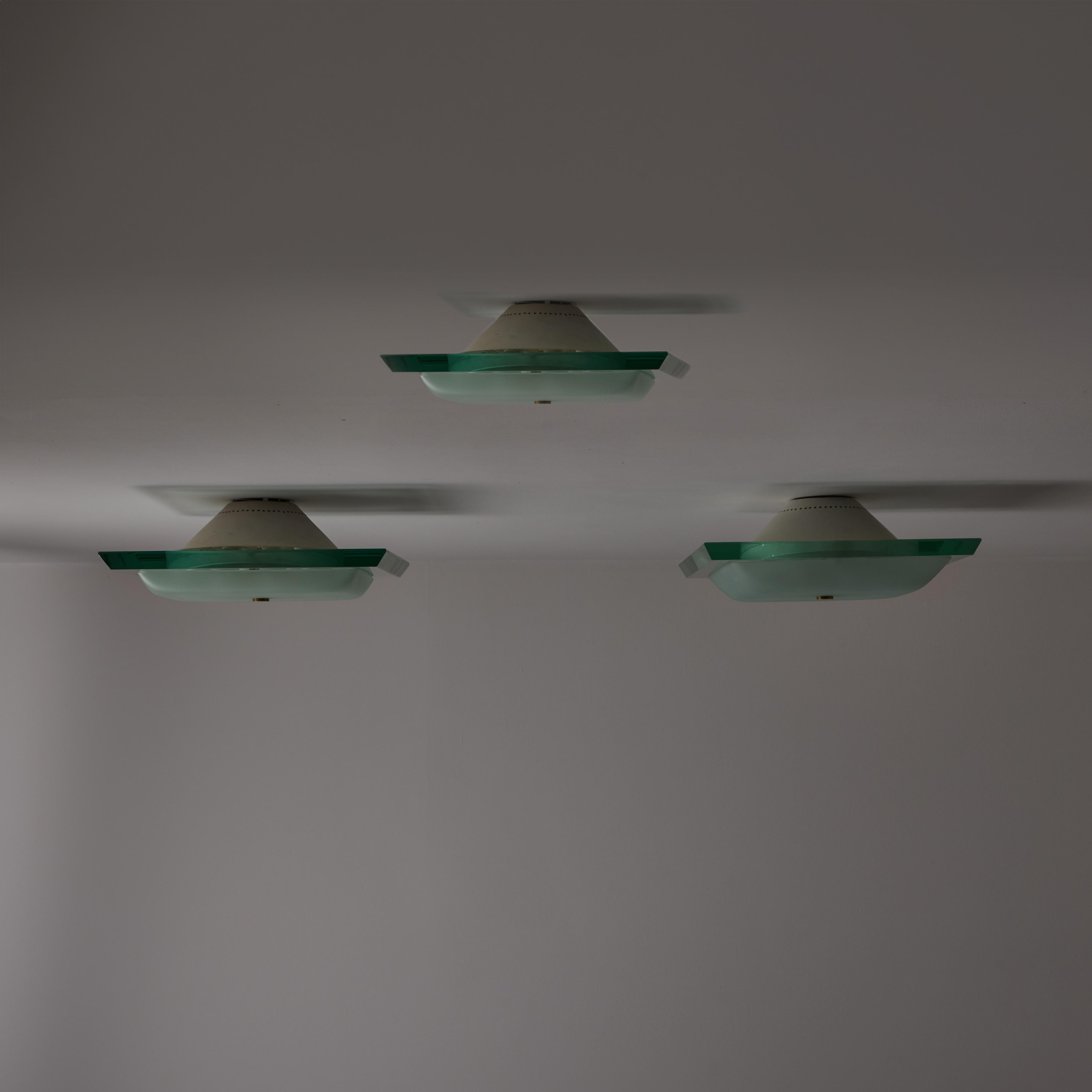 Sablé Montures encastrées modèle 1990 de Max Ingrand pour Fontana Arte en vente